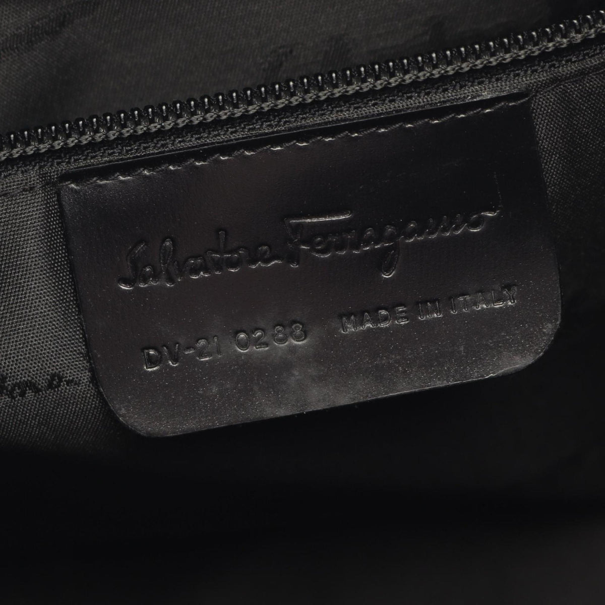 Salvatore Ferragamo Black Nylon Canvas Handbag (Pre-Owned)