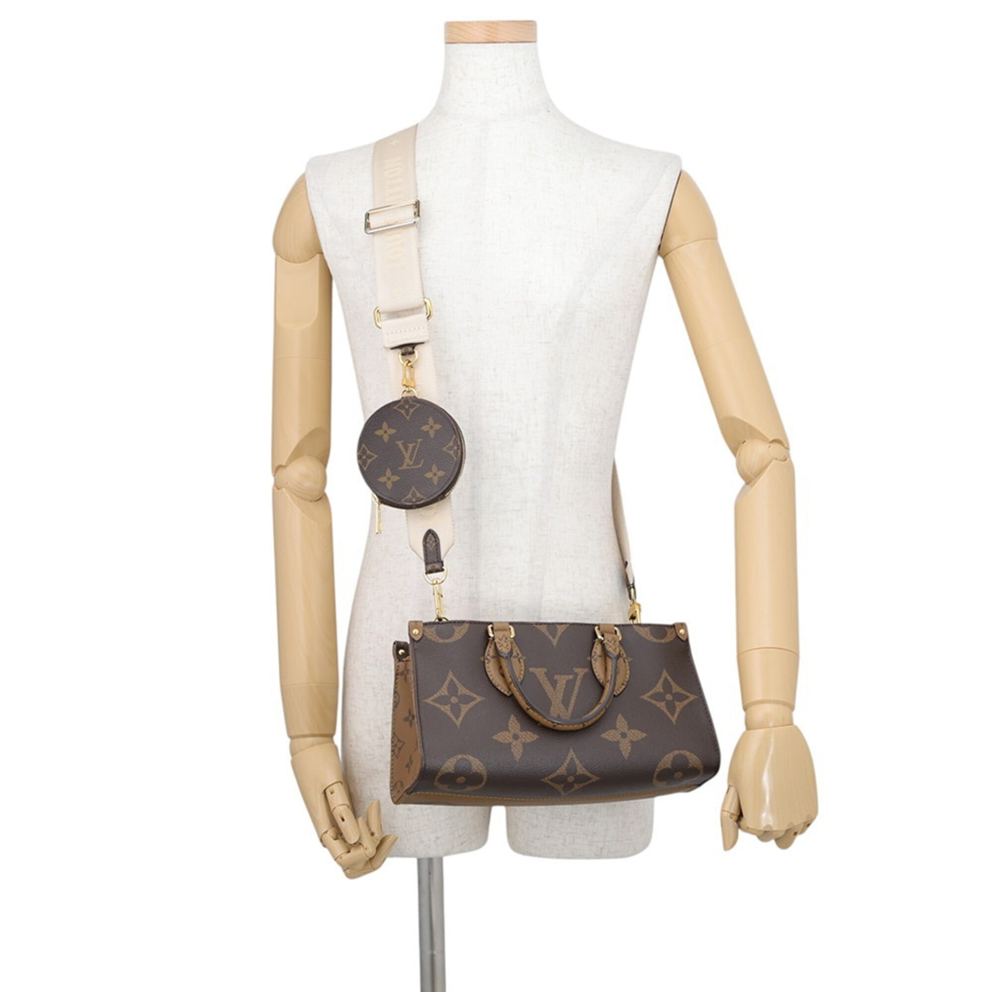 Louis Vuitton Monogram Reverse Red Color Monogram Reverse Handbag (Pre-Owned)