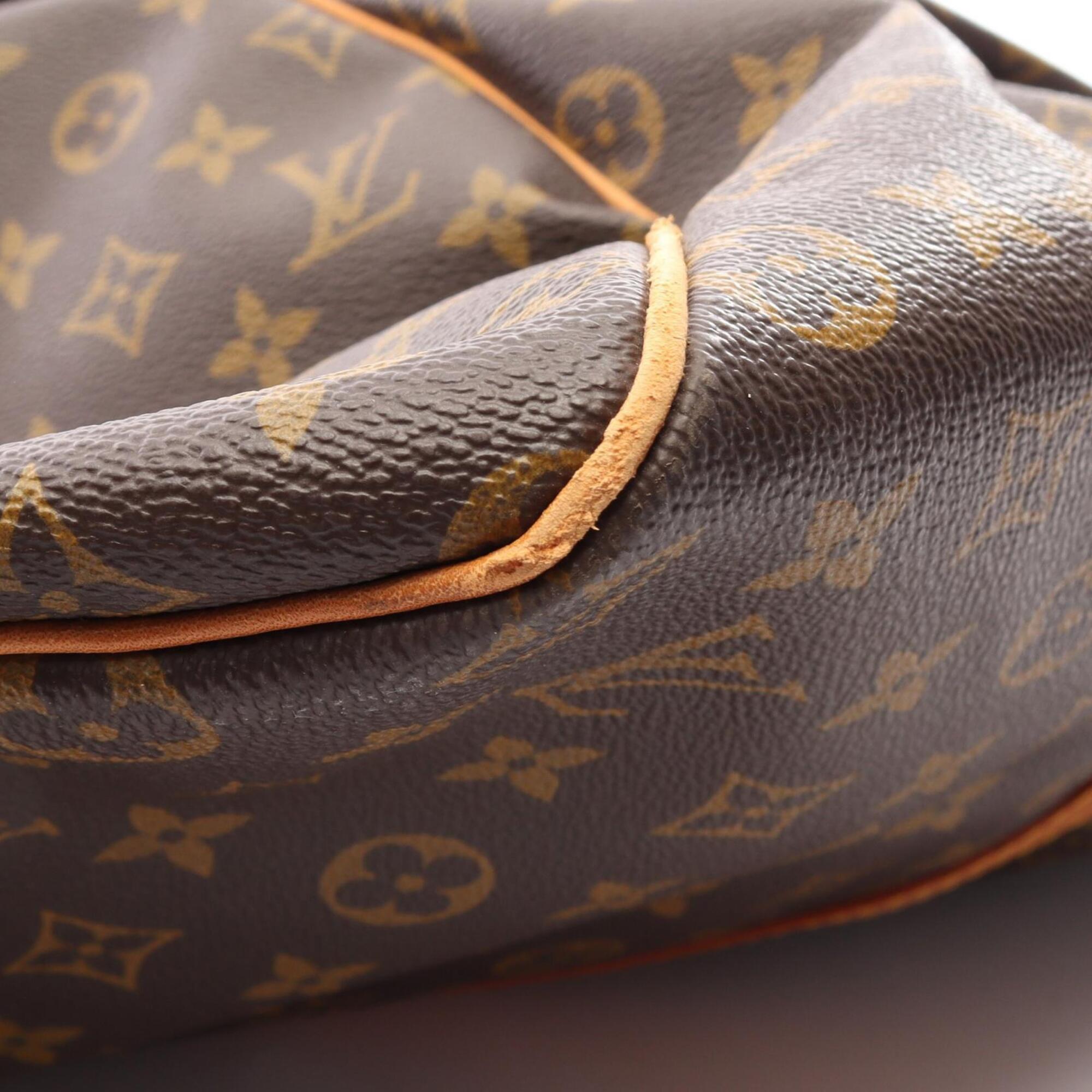 Louis Vuitton Brown Pvc Coated Canvas Boston Bag Handbag (Pre-Owned)