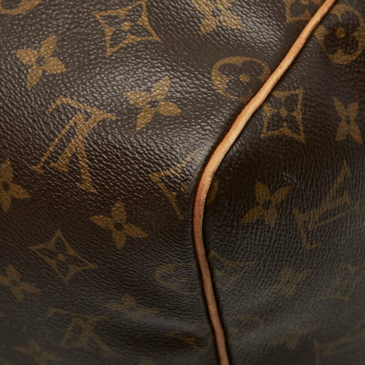 Louis Vuitton Monogram Brown Pvc Leather Boston Bag (Pre-Owned)