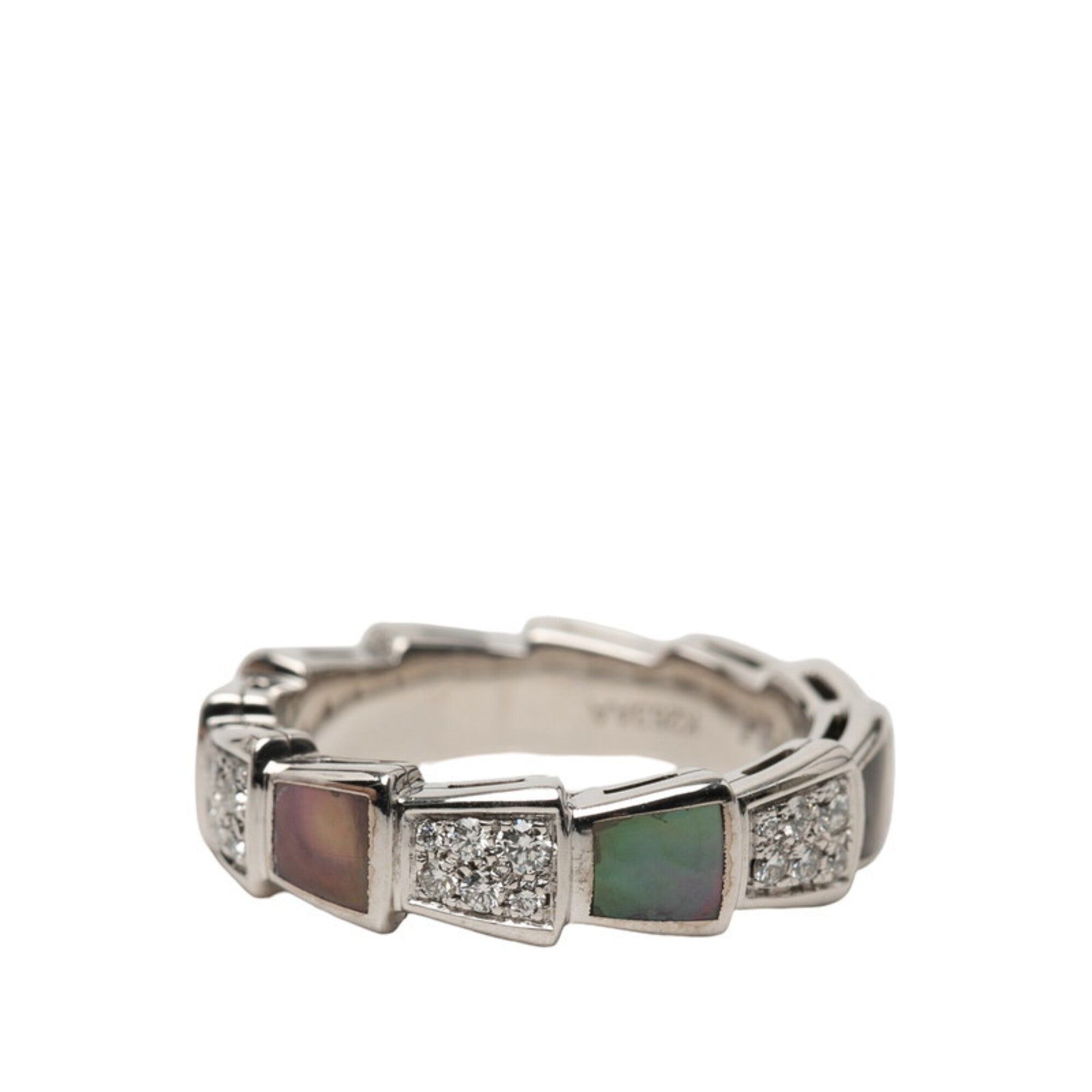 Bvlgari White Gold White Gold (18K) Band Ring (Pre-Owned)