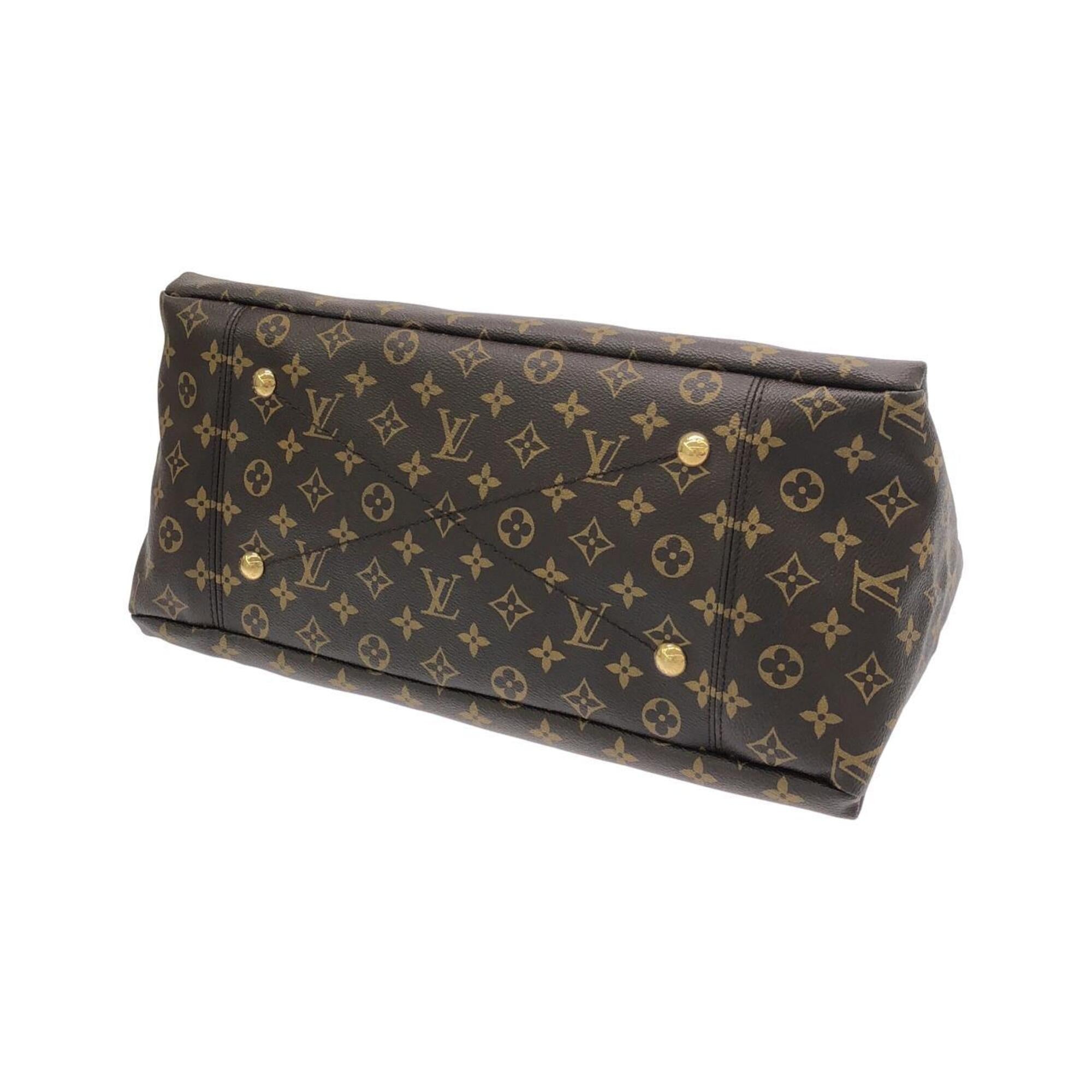 Louis Vuitton Marron Coated Canvas Shoulder Bag (Pre-Owned)