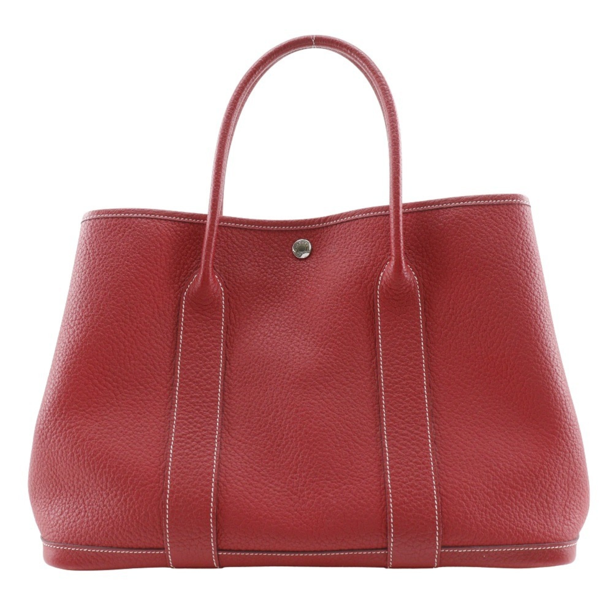 Hermes Red Color Negonda Leather Tote Bag (Pre-Owned)