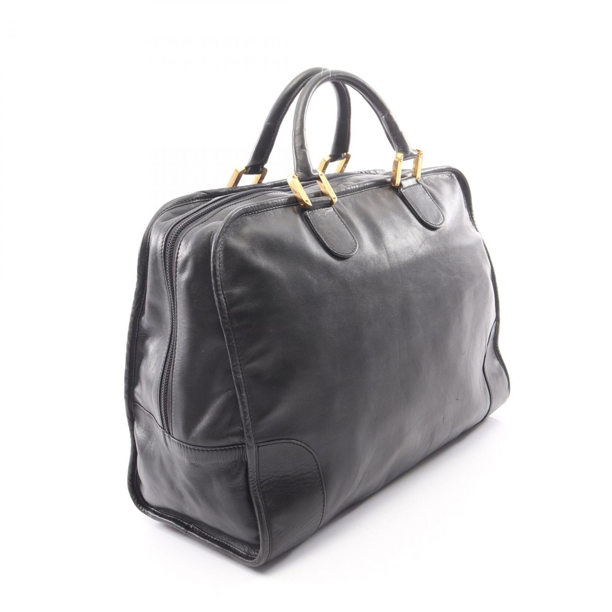 Loewe Black Leather Handbag (Pre-Owned)