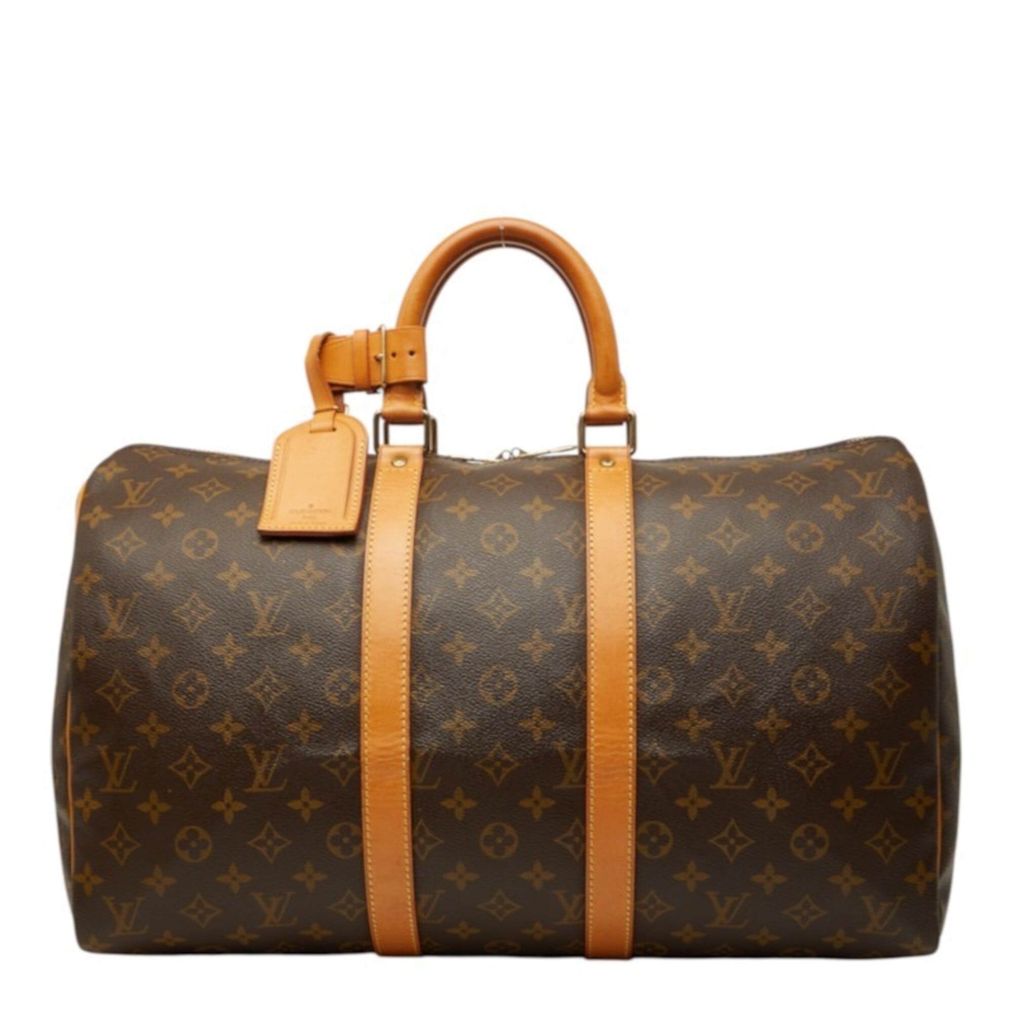 Louis Vuitton Brown Monogram Pvc Leather Boston Bag Handbag (Pre-Owned)
