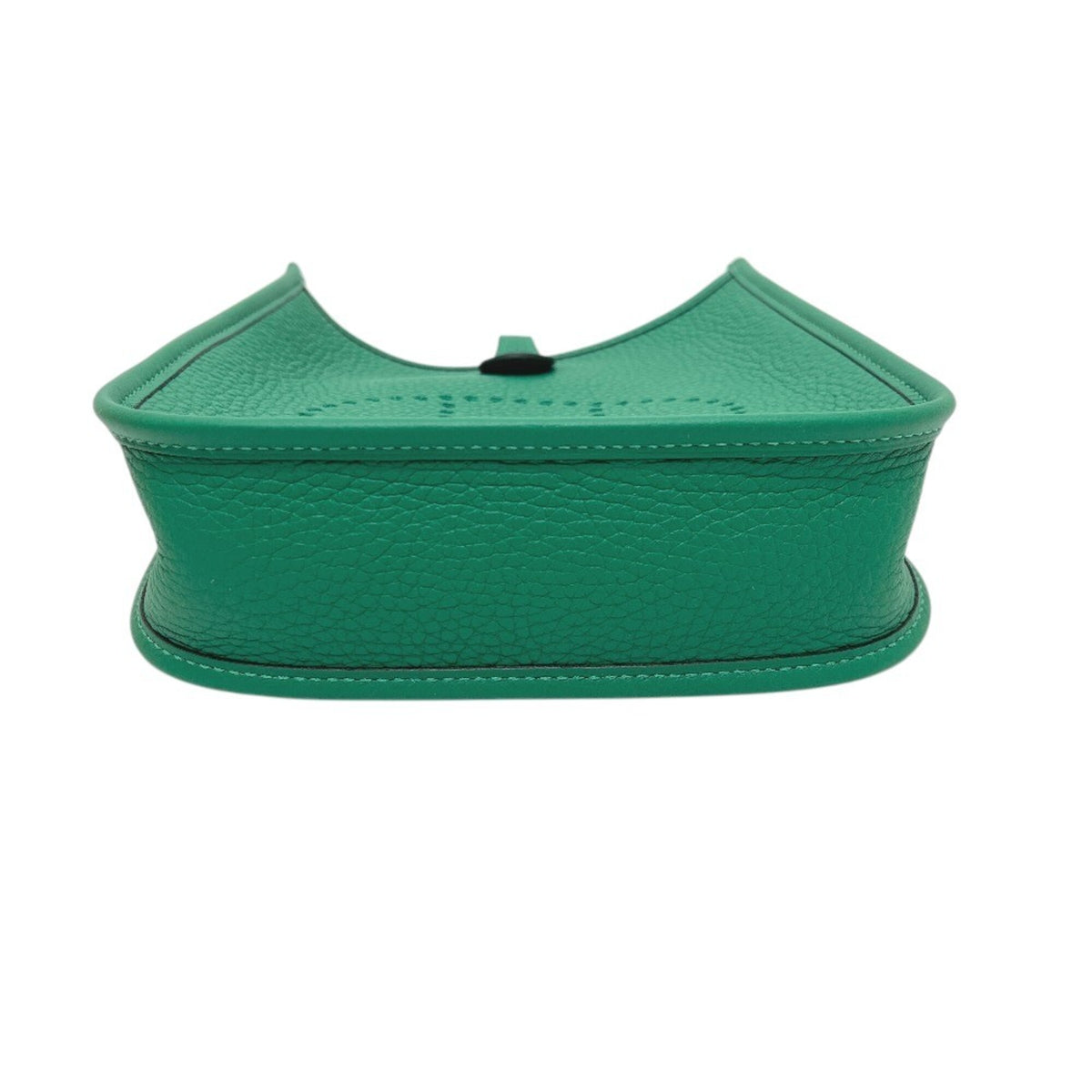 Hermes Green Taurillon Clemence Leather Handbag Shoulder Bag (Pre-Owned)