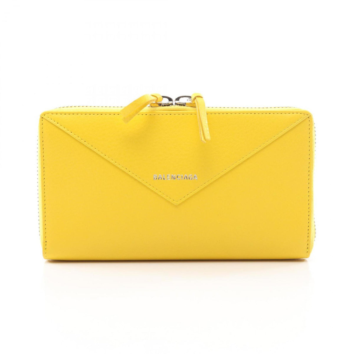 Balenciaga Yellow Leather Long Wallet (Bi-Fold) (Pre-Owned)