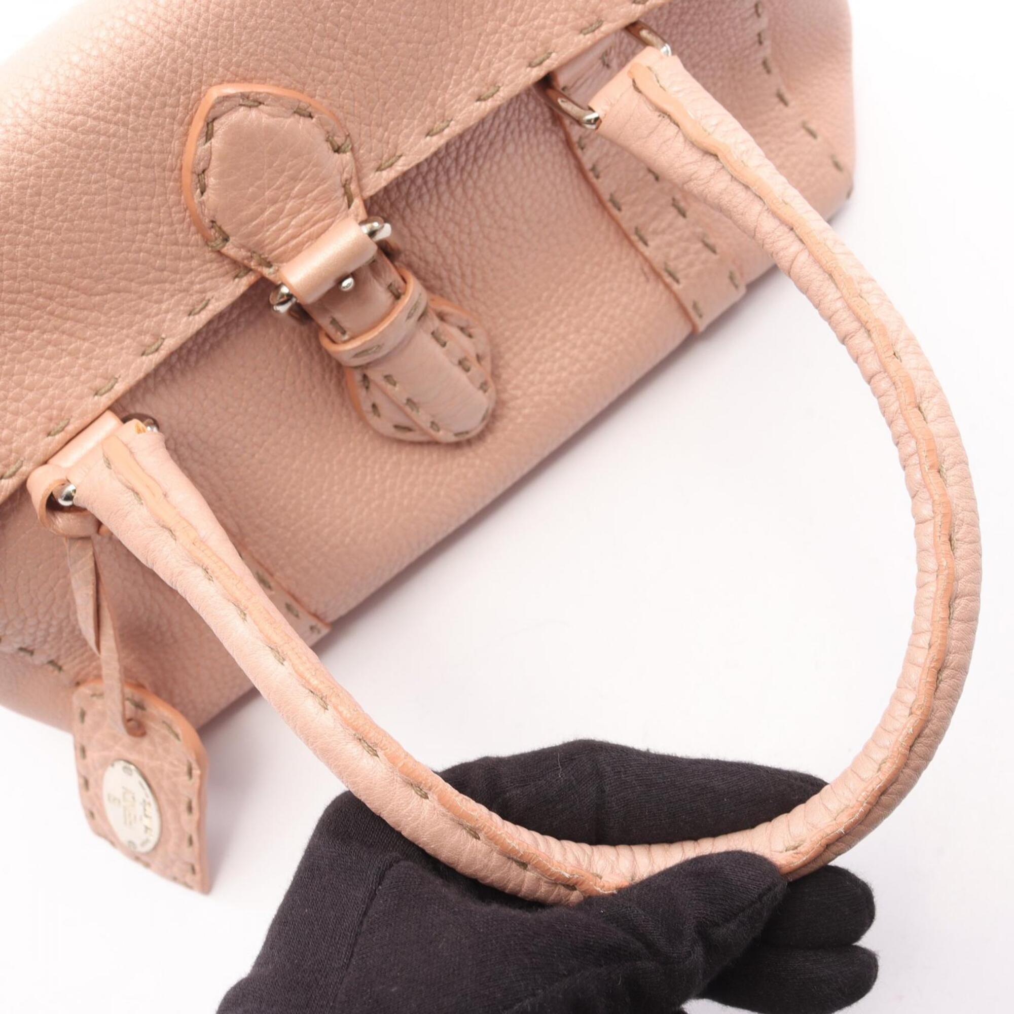 Fendi Pink Leather Handbag (Pre-Owned)