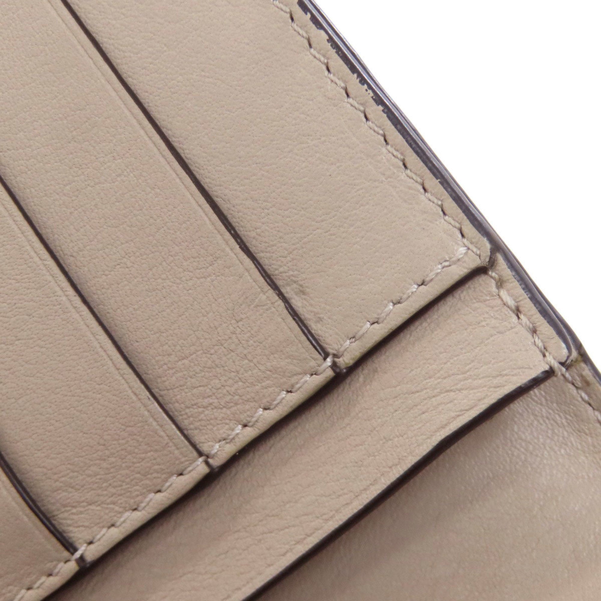 Loewe Gray Green Leather Coin Purse/Coin Case (Pre-Owned)