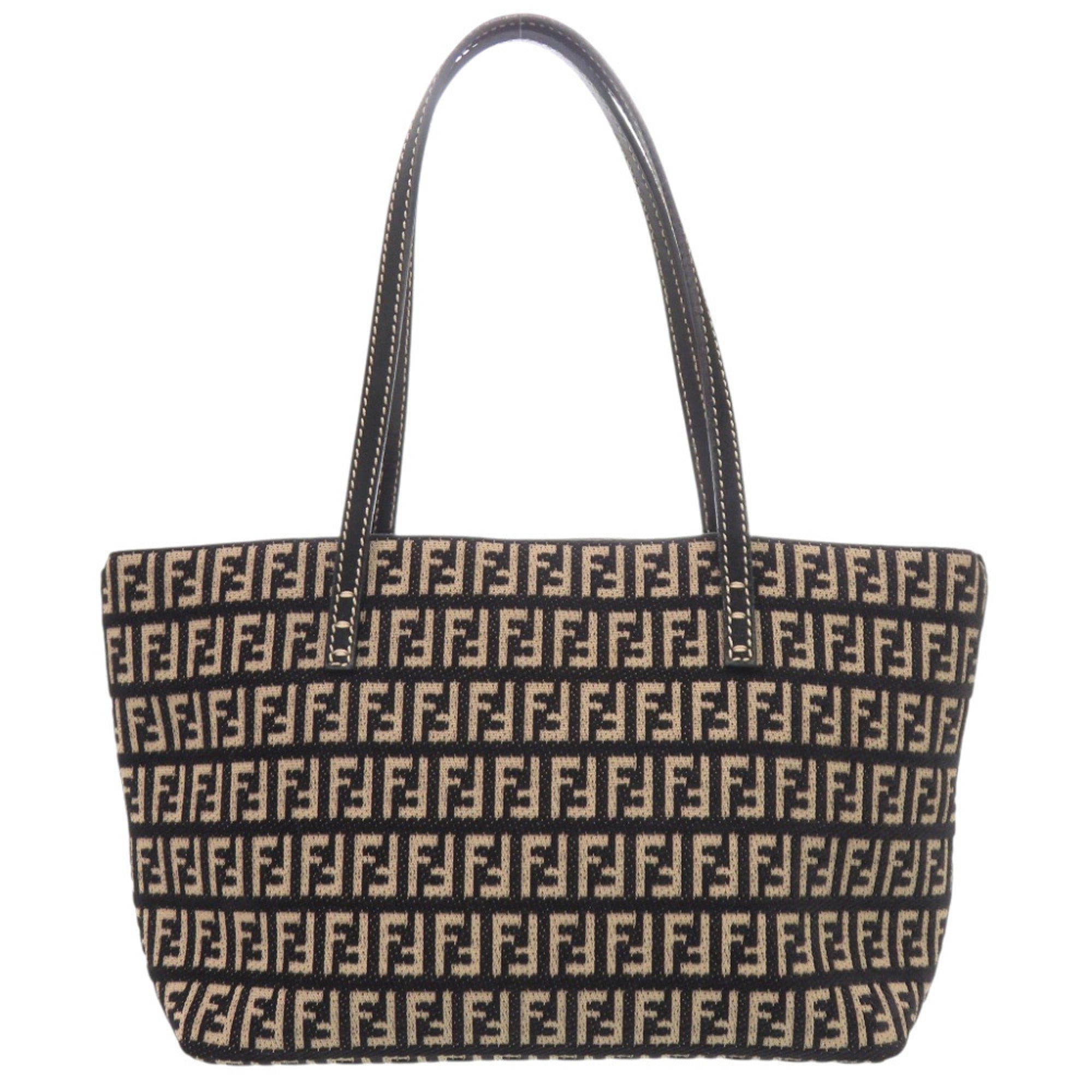 Fendi Black Canvas Handbag (Pre-Owned)