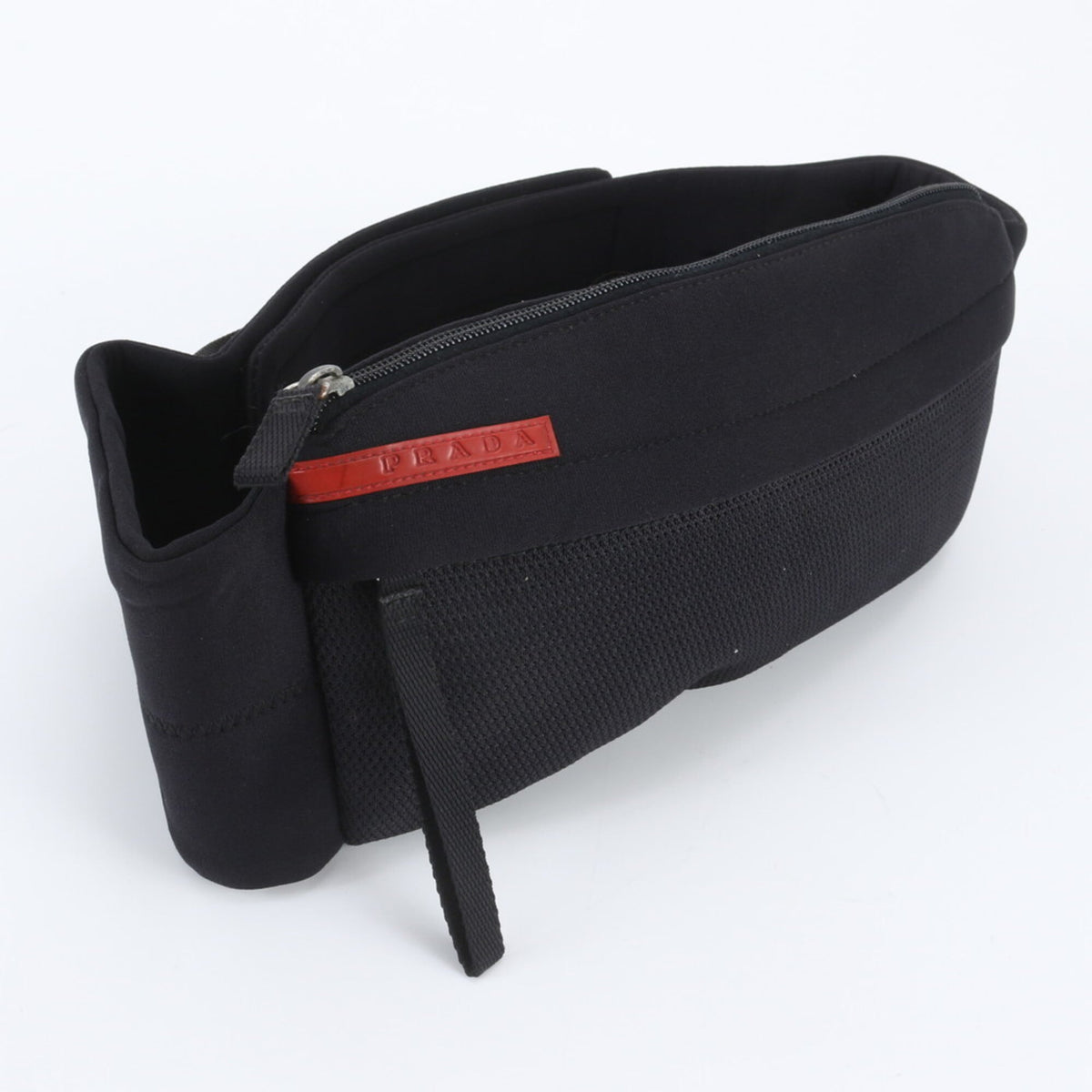 Prada Black Pouch Shoulder Bag Sling Bag (Pre-Owned)