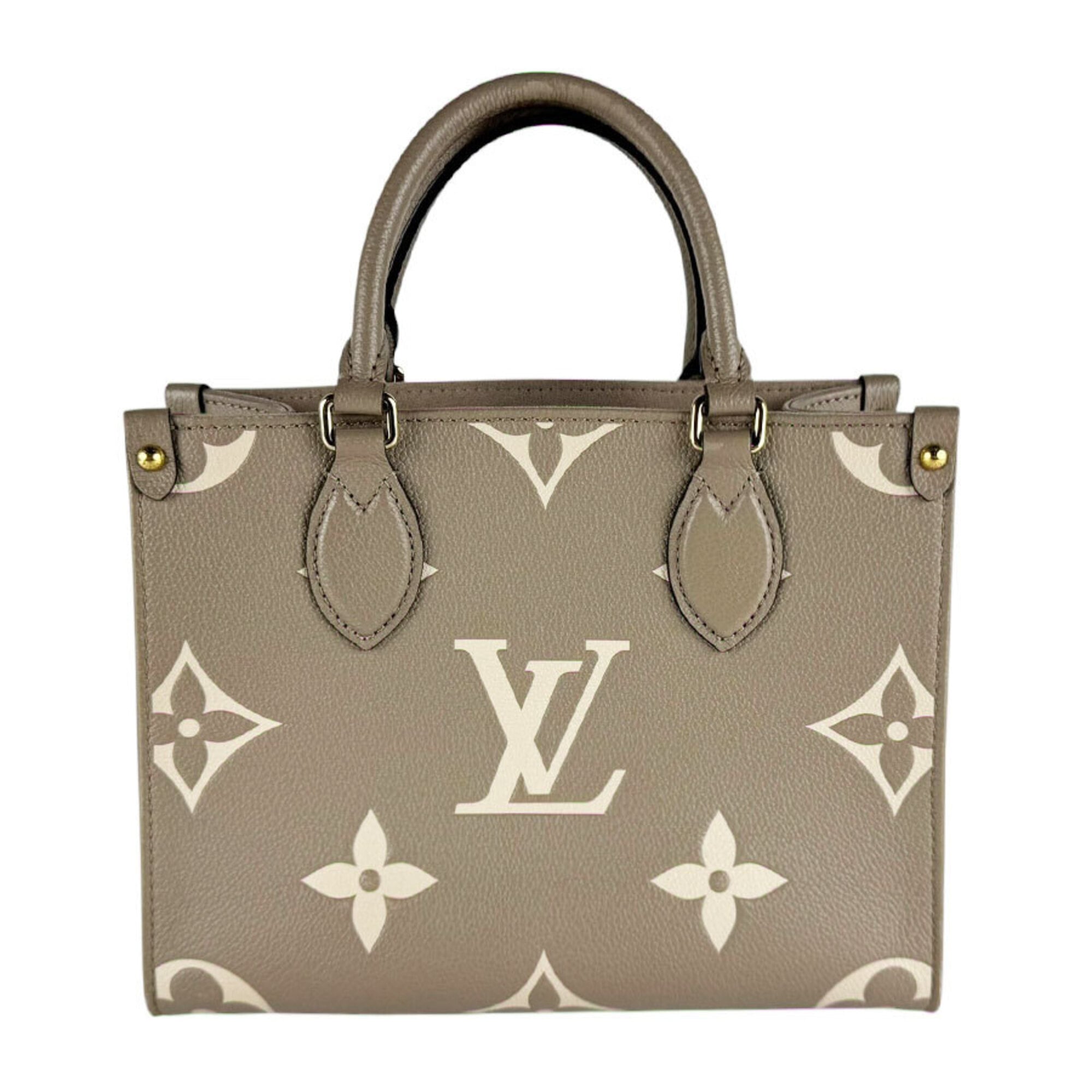 Louis Vuitton Tourterelle Monogram Empreinte Handbag (Pre-Owned)
