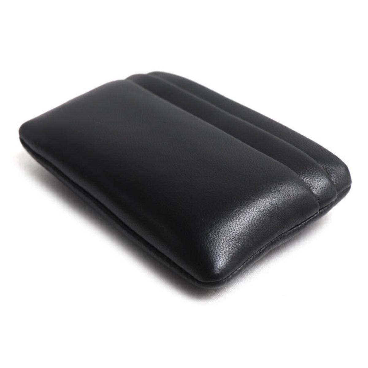 Saint Laurent Black Leather Coin Purse/Coin Case (Pre-Owned)