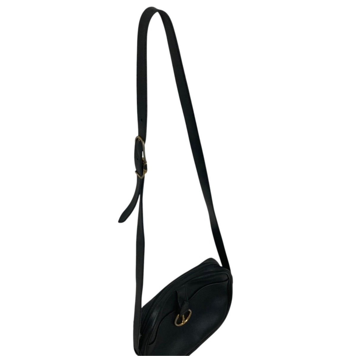 Christian Dior Black Pvc Pouch Shoulder Bag (Pre-Owned)