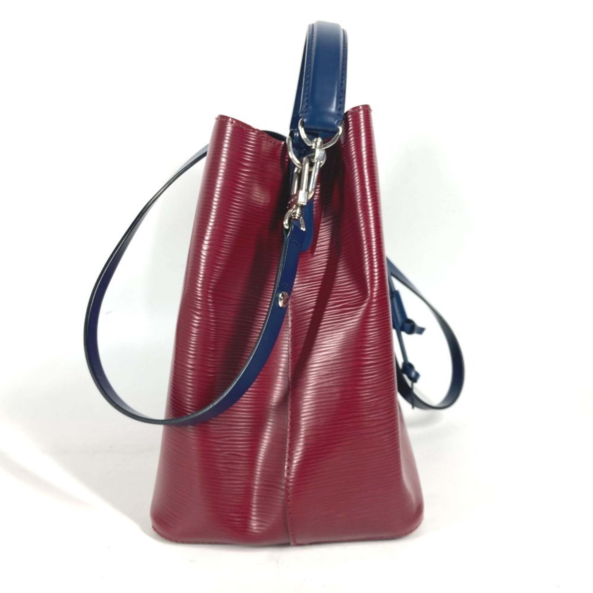 Louis Vuitton Blue Wine Epi Leather Handbag Shoulder Bag (Pre-Owned)