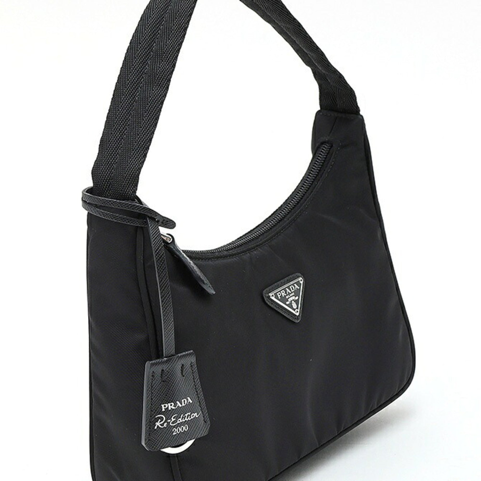 Prada Black Nylon Shoulder Bag (Pre-Owned)