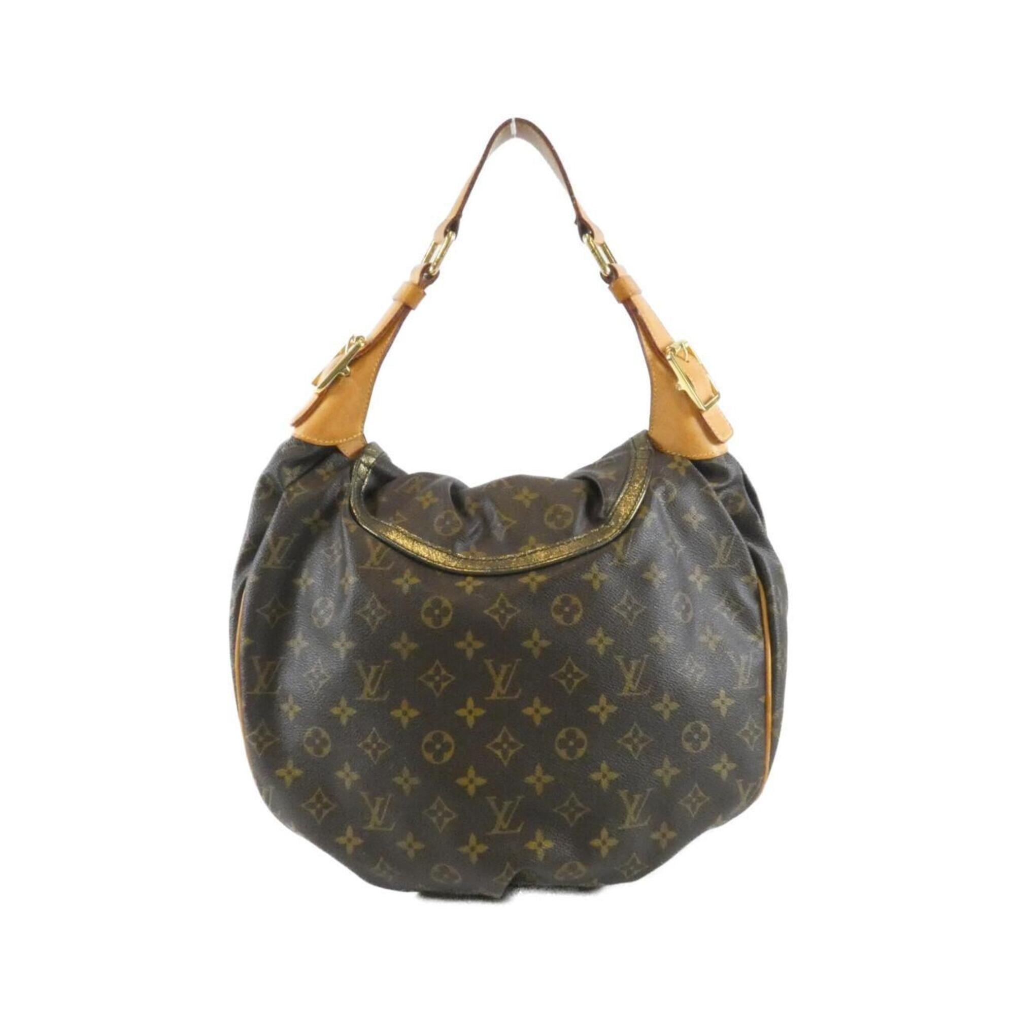 Louis Vuitton Marron Coated Canvas Shoulder Bag (Pre-Owned)