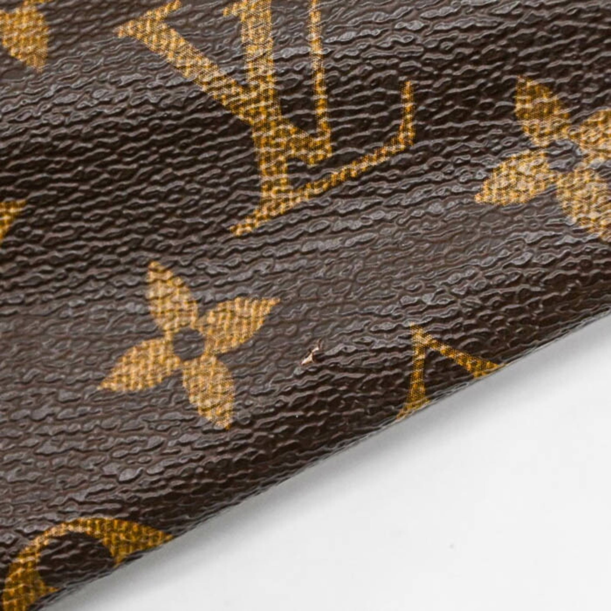 Louis Vuitton Brown Monogram Macassar Canvas Pouch Tote Bag (Pre-Owned)