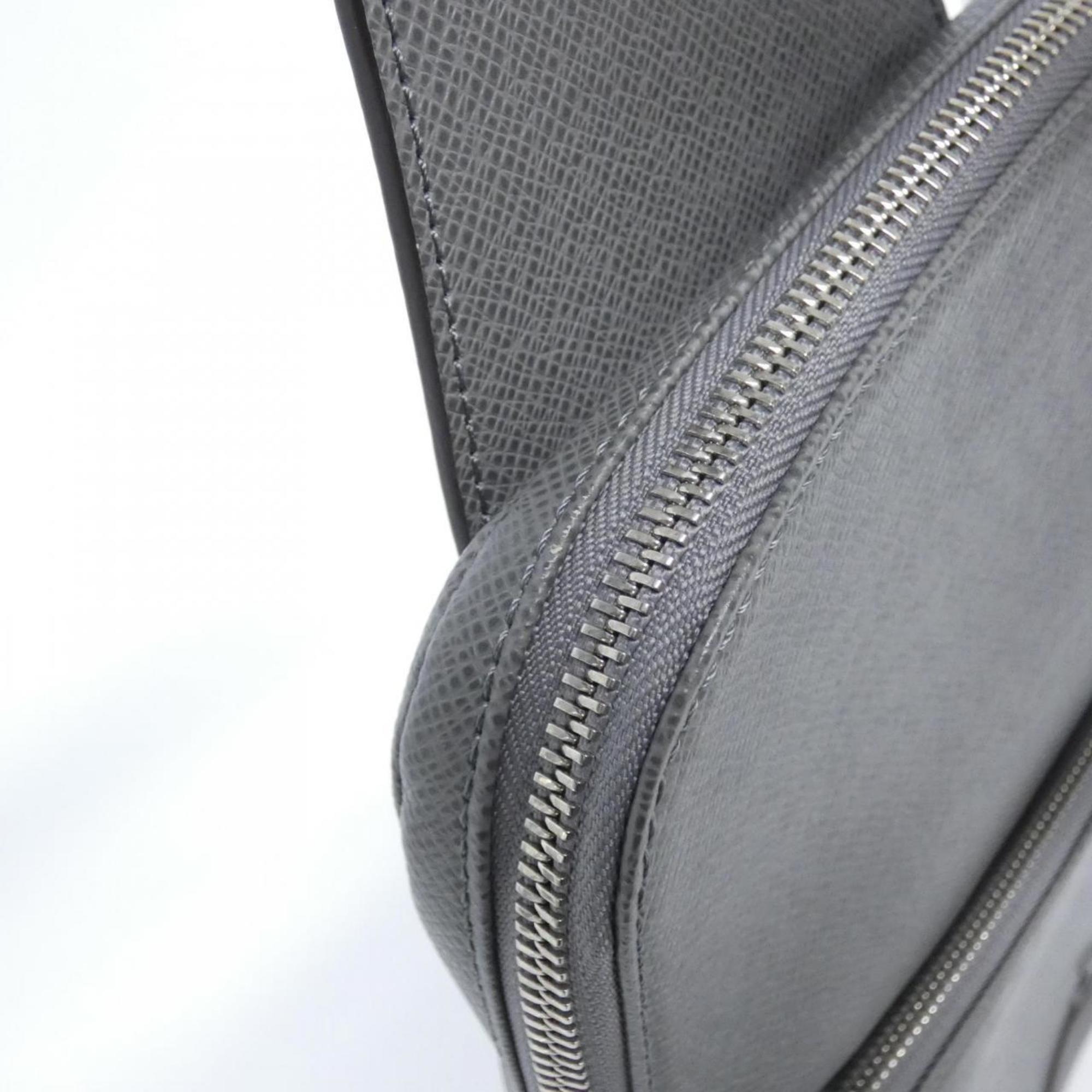 Louis Vuitton Gris Leather Shoulder Bag (Pre-Owned)