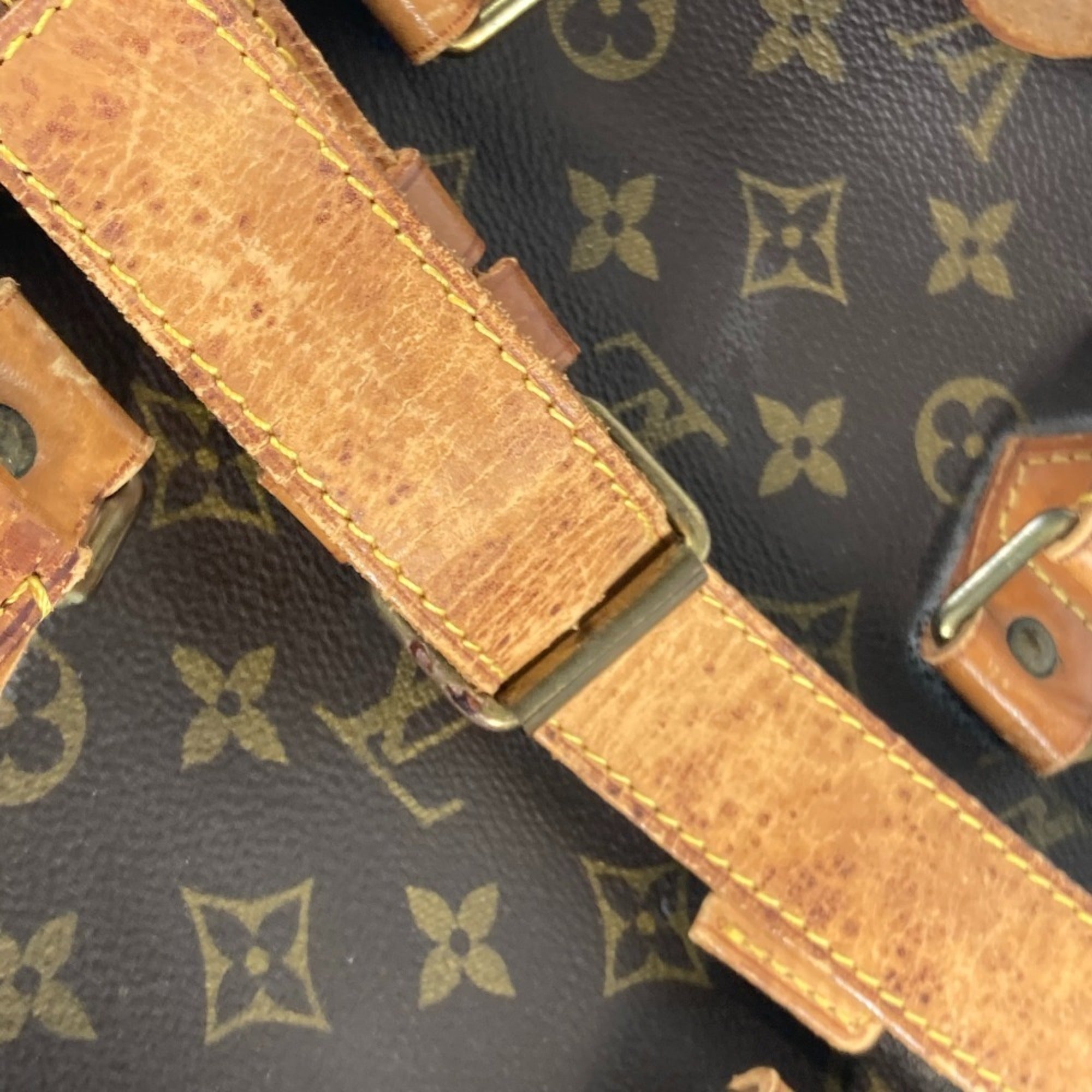 Louis Vuitton Brown Monogram Boston Bag Handbag (Pre-Owned)