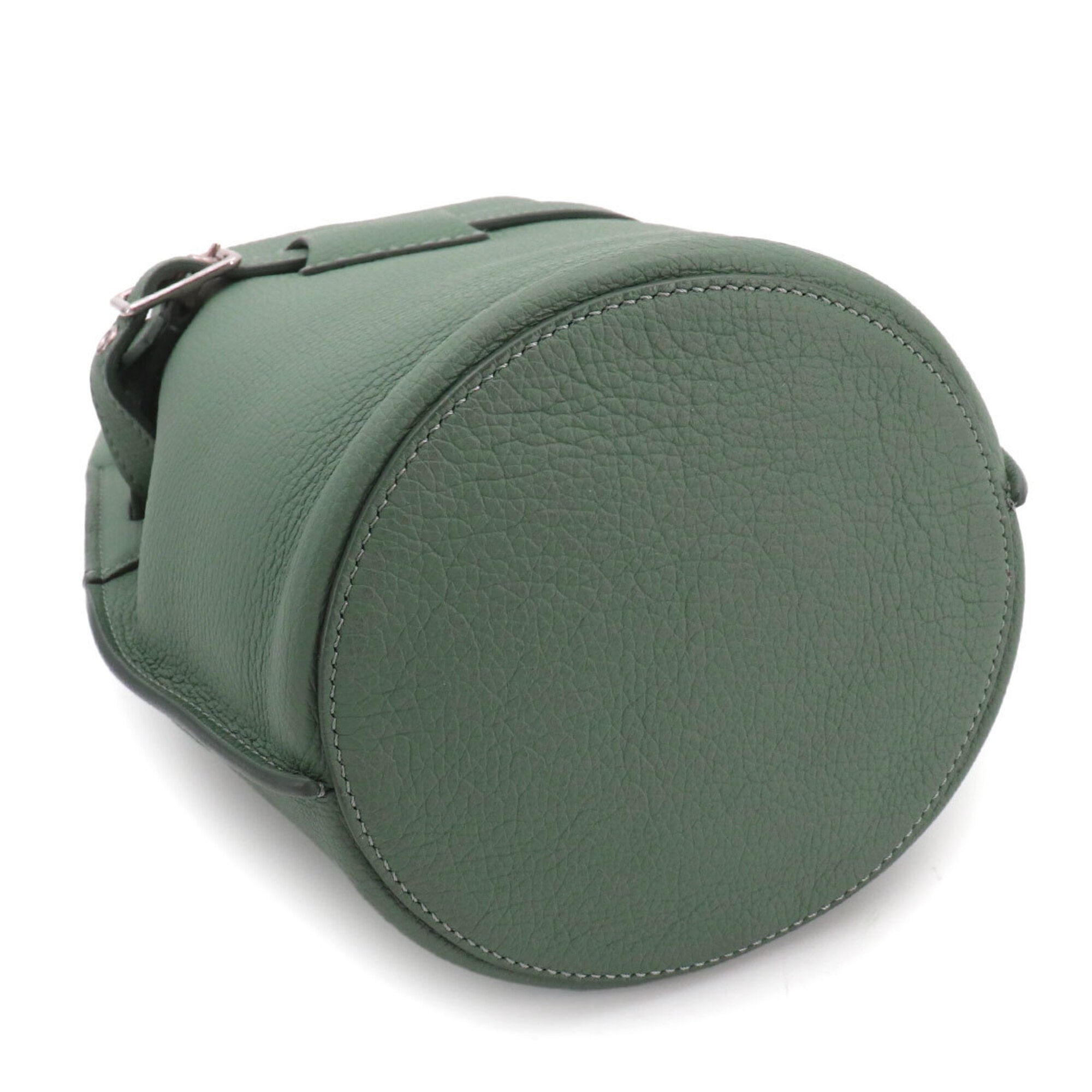 Celine Green Leather Handbag (Pre-Owned)