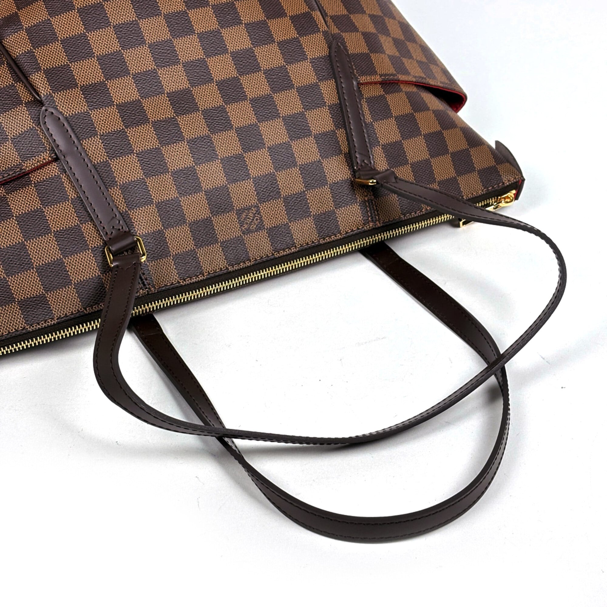 Louis Vuitton Damier Brown Damier Canvas Shoulder Bag Tote Bag (Pre-Owned)