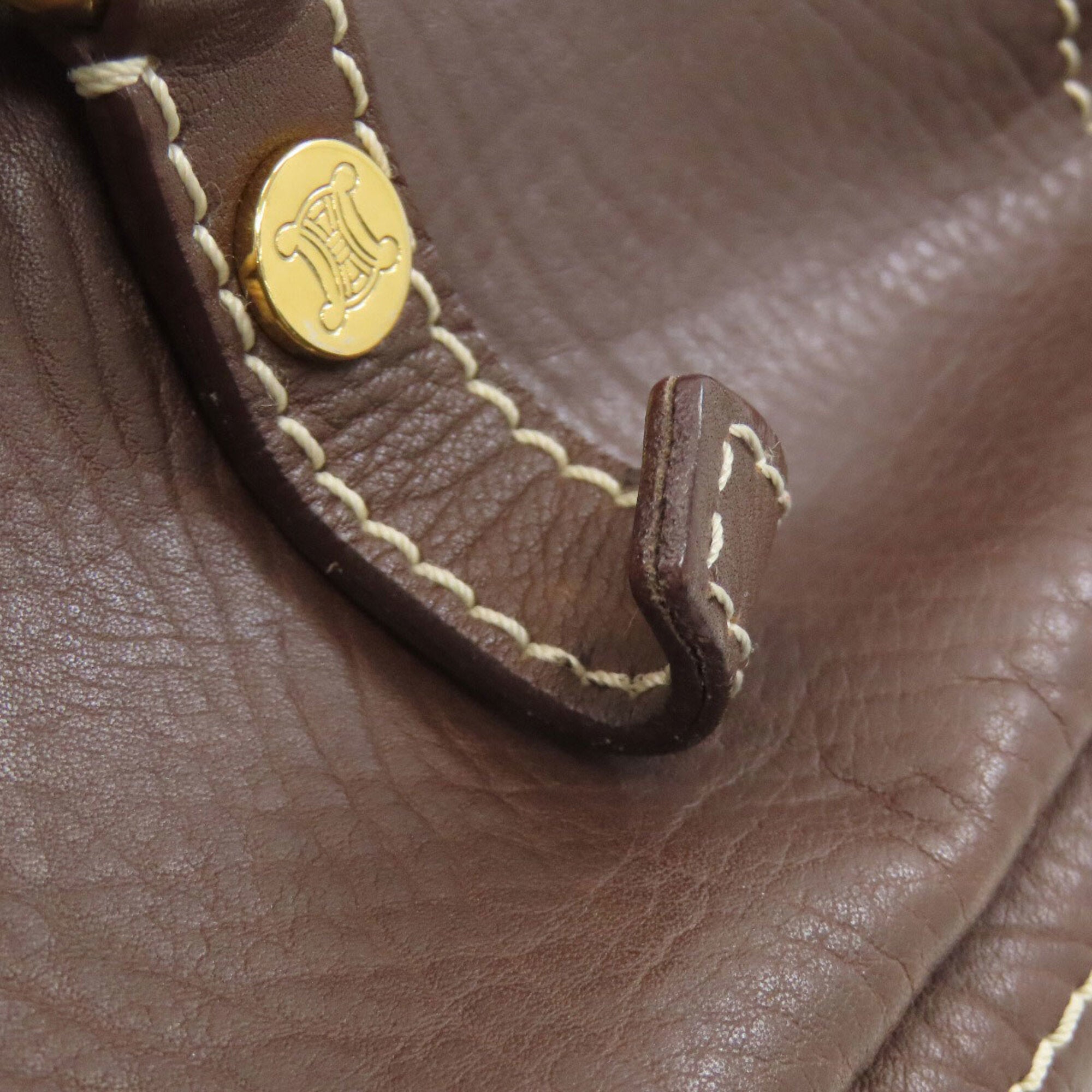 Celine Brown Leather Handbag (Pre-Owned)