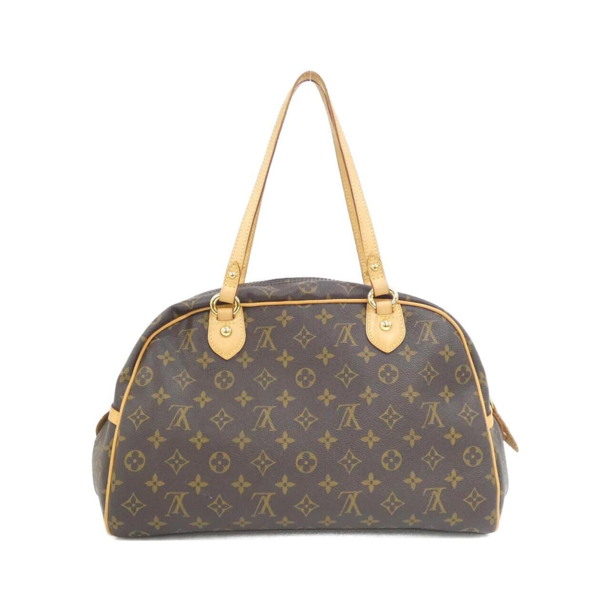 Louis Vuitton Marron Coated Canvas Shoulder Bag (Pre-Owned)