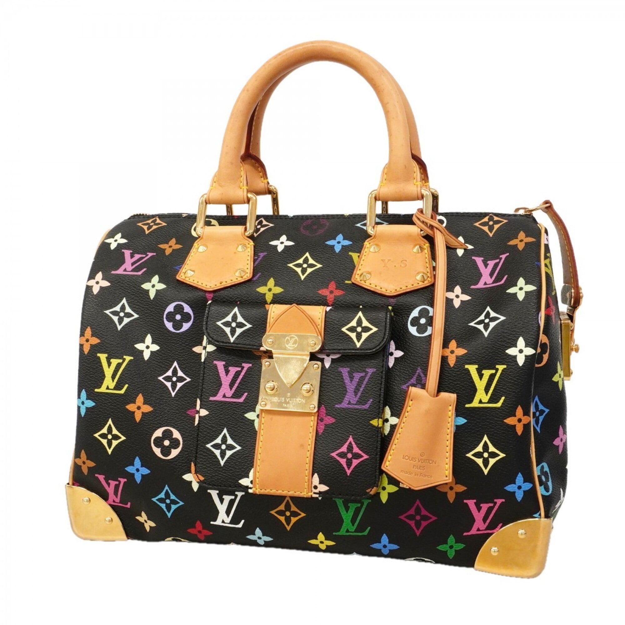 Louis Vuitton Noir Handbag (Pre-Owned)