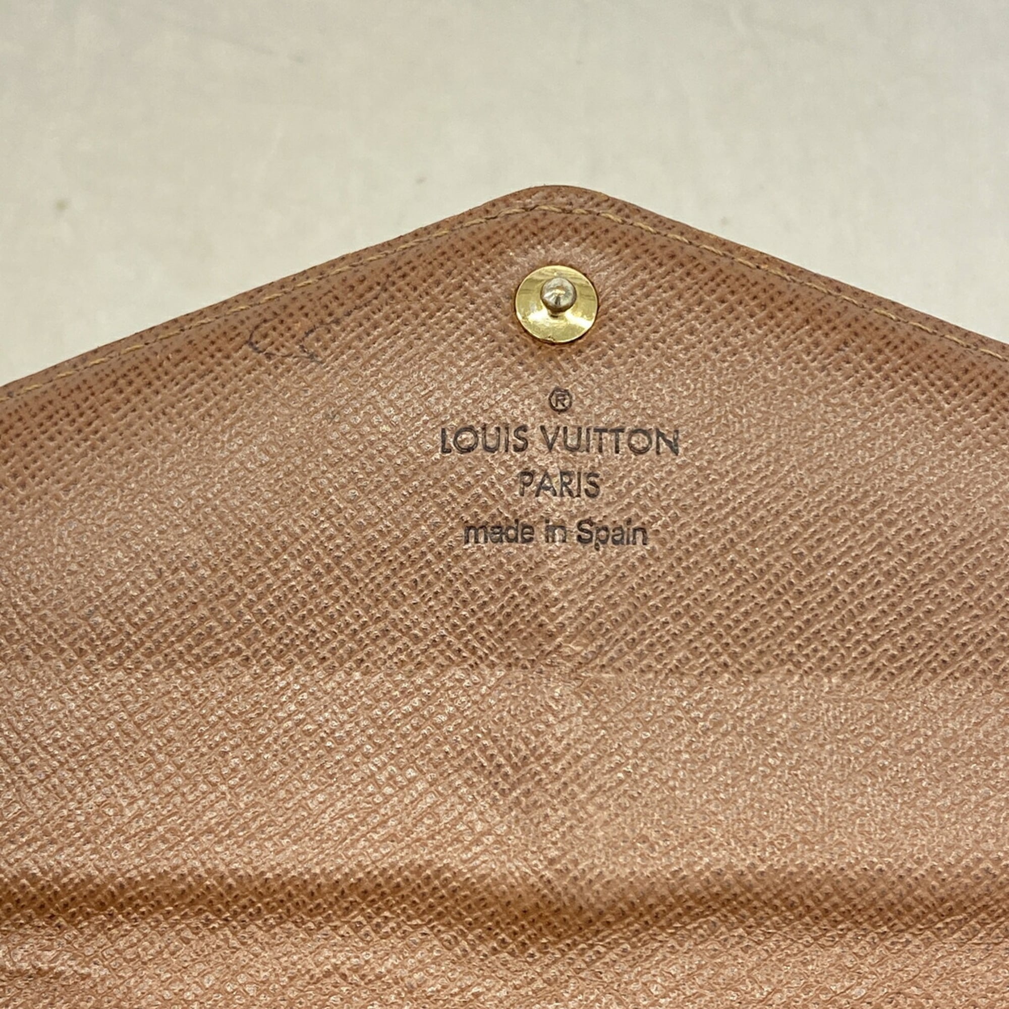 Louis Vuitton Brown Long Wallet (Bi-Fold) (Pre-Owned)