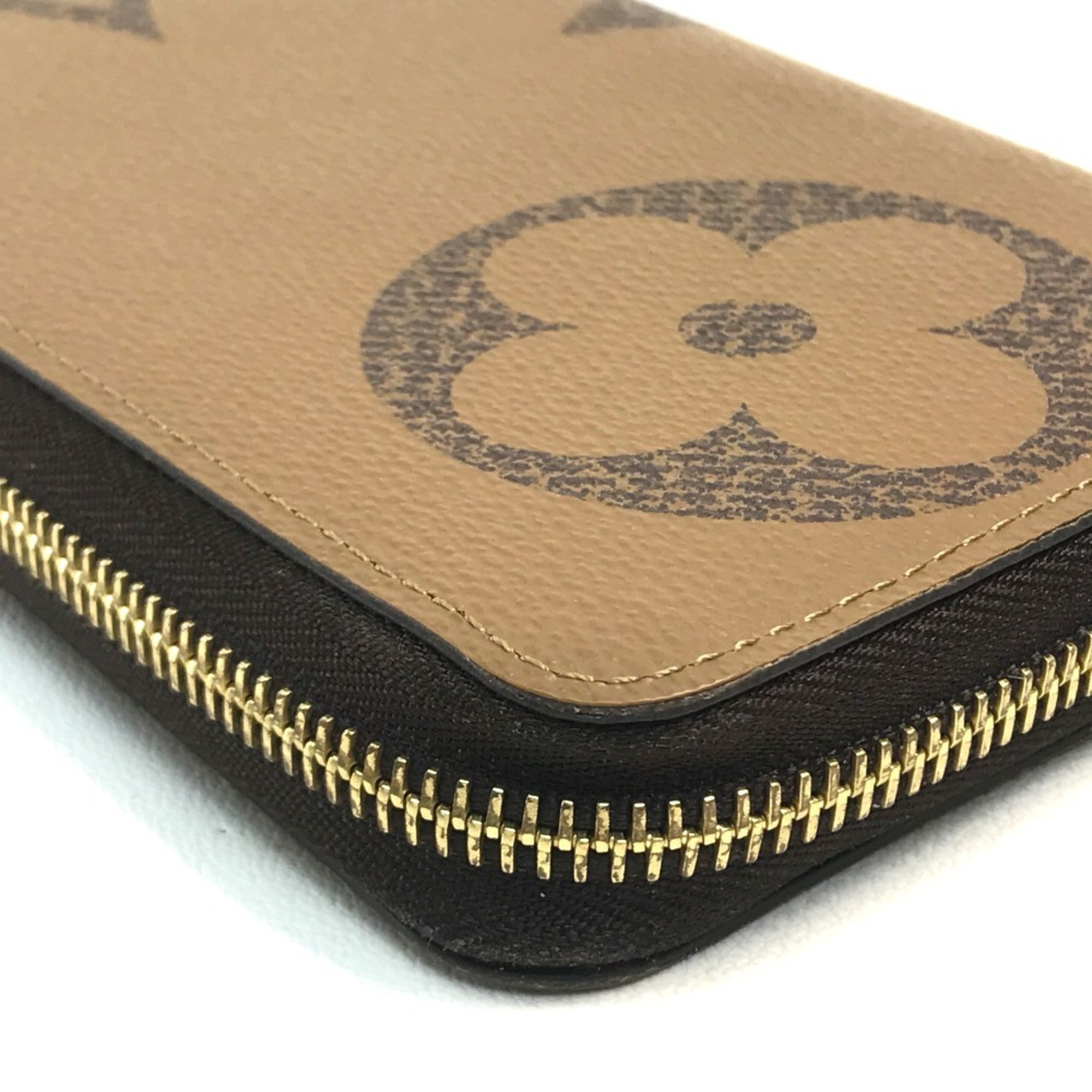 Louis Vuitton Monogram Reverse Brown Monogram Reverse Long Wallet (Bi-Fold) (Pre-Owned)