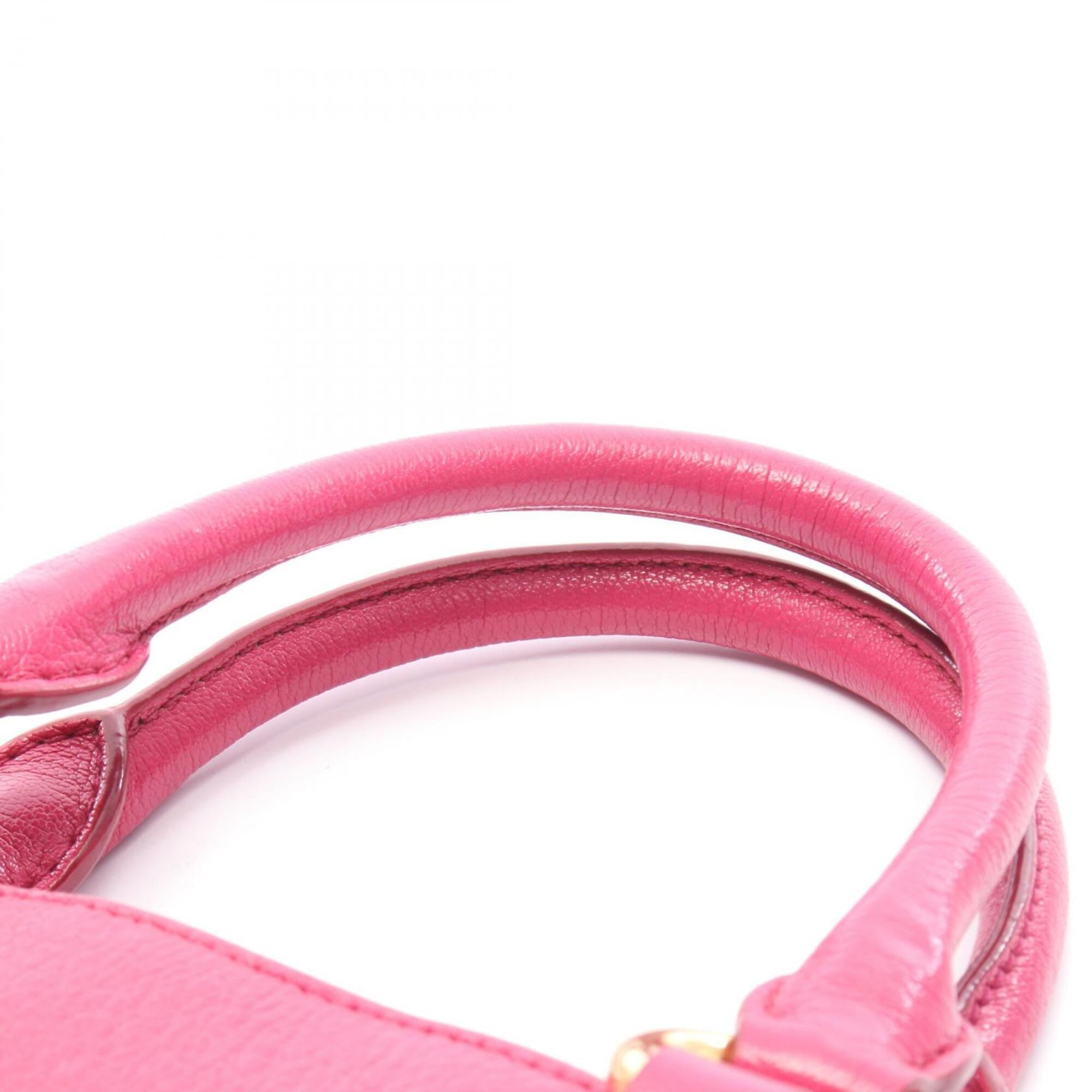 Miu Miu Pink Leather Handbag (Pre-Owned)
