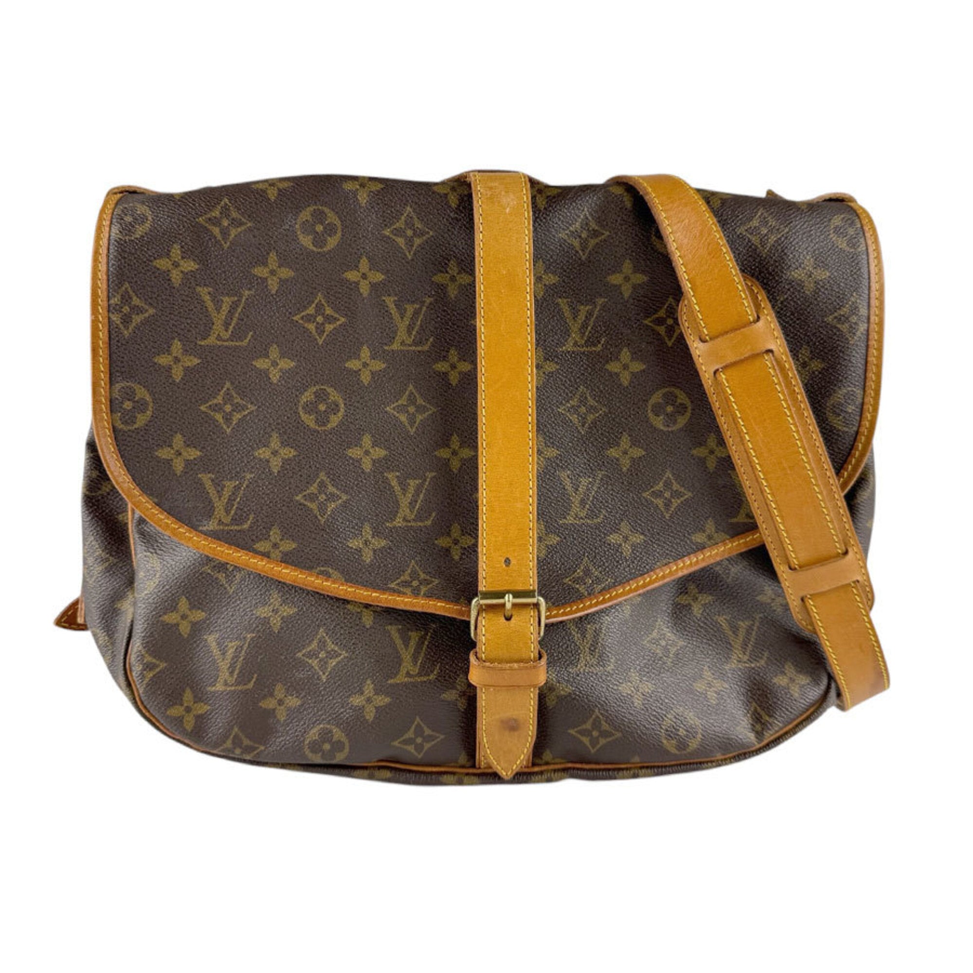 Louis Vuitton Brown Monogram Monogram Shoulder Bag (Pre-Owned)