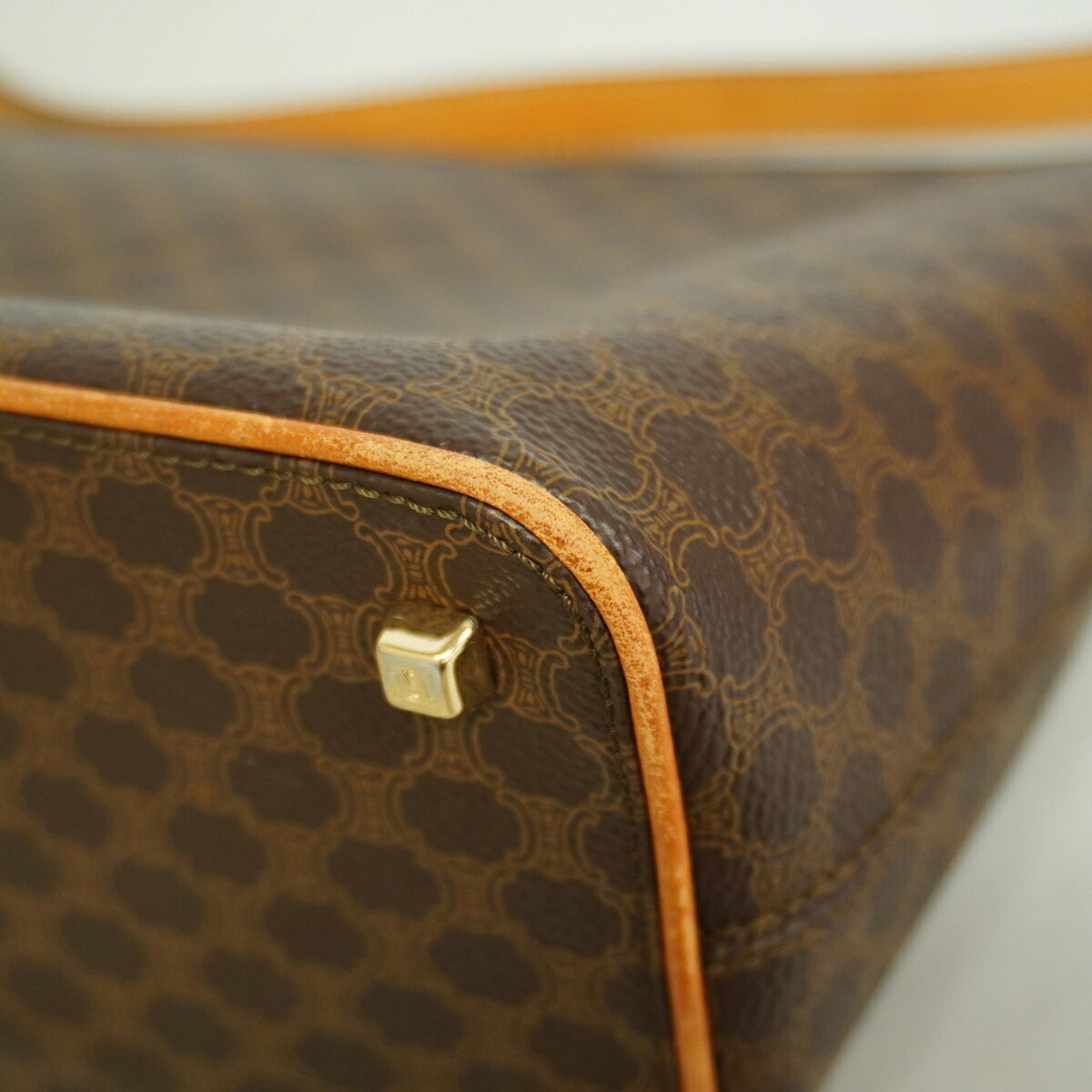 Celine Brown Pvc Handbag (Pre-Owned)