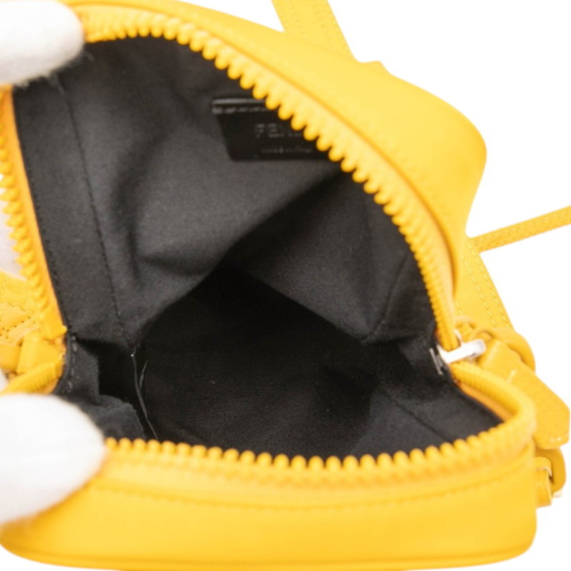 Fendi Yellow Nylon Pouch (Pre-Owned)