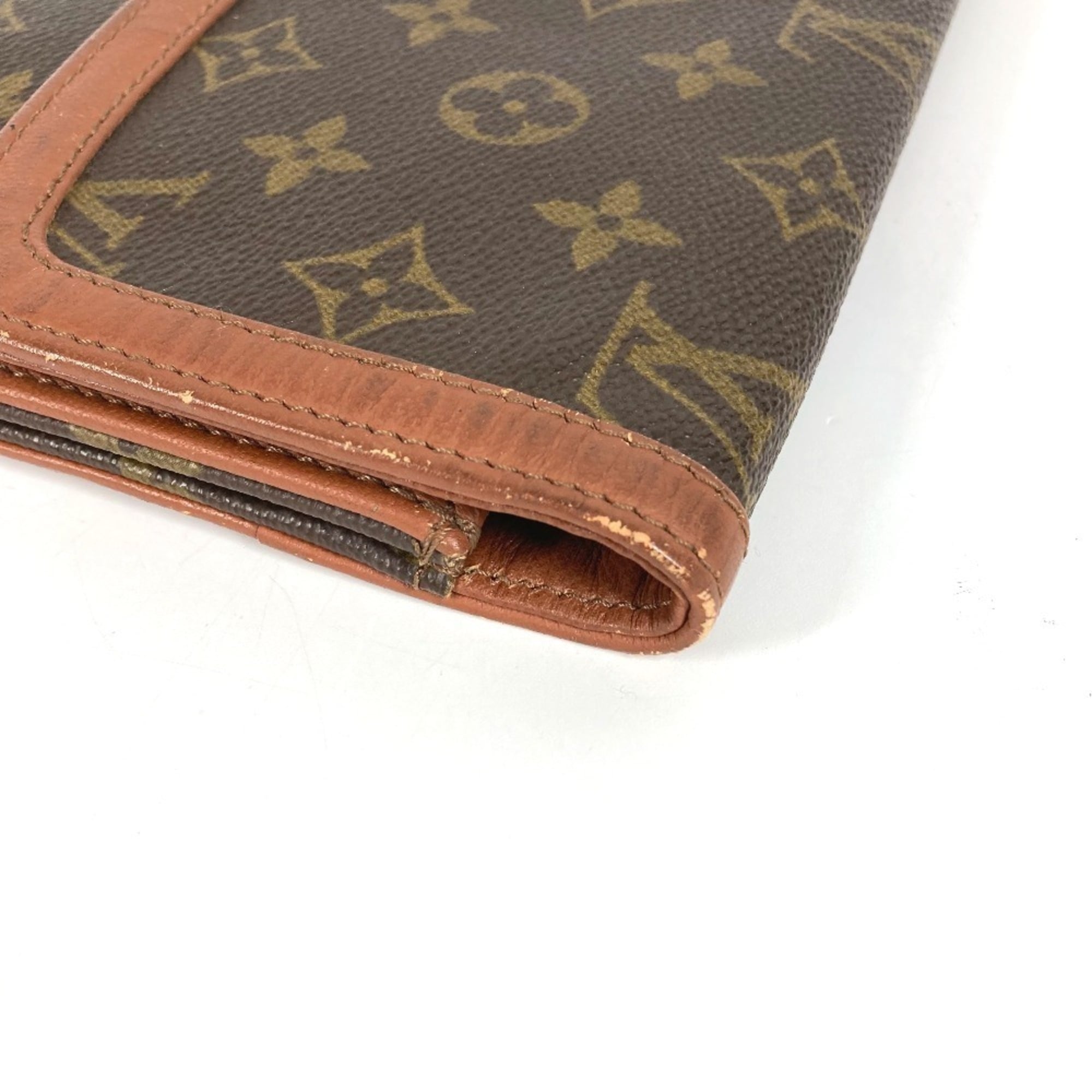 Louis Vuitton Monogram Brown Monogram Clutch Bag (Pre-Owned)