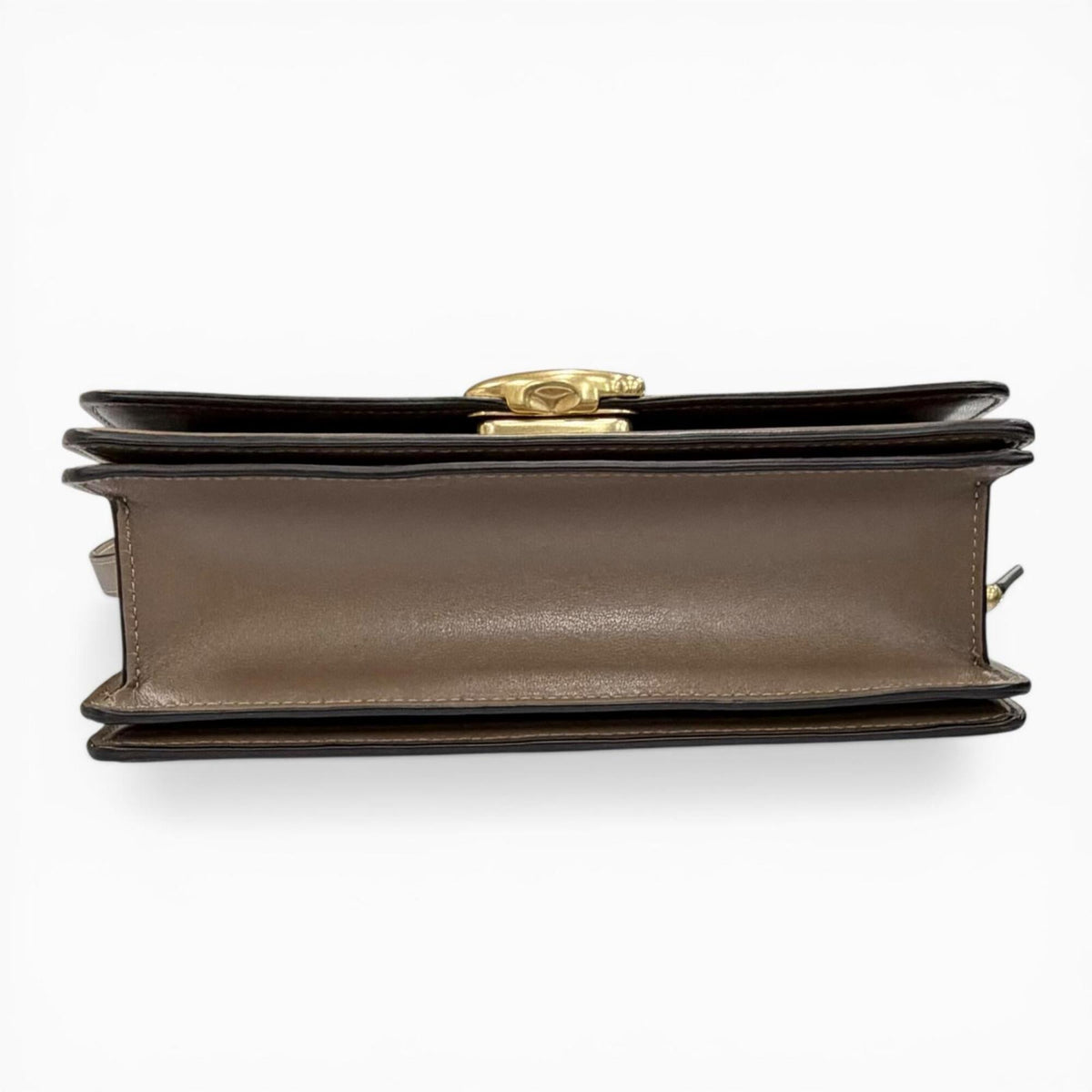 Coach Brown Leather Crossbody Bag Shoulder Bag (Pre-Owned)