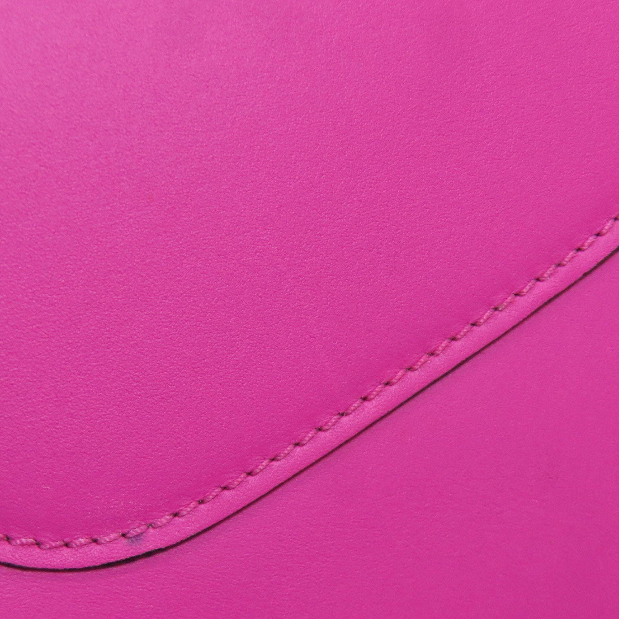Valextra Pink Leather Handbag (Pre-Owned)