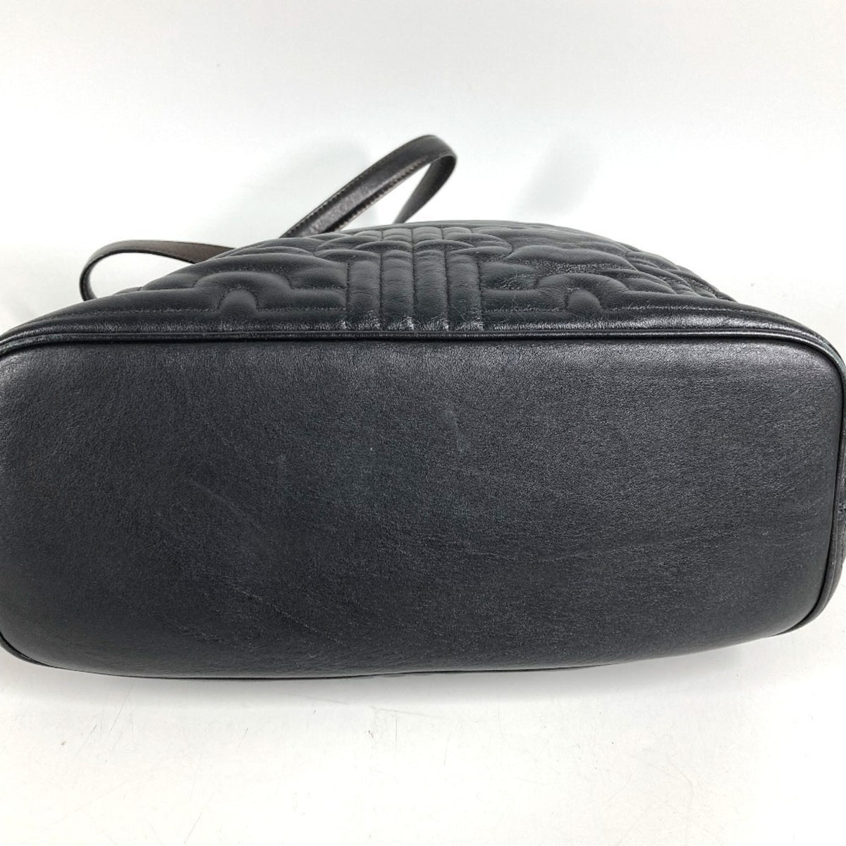 Bvlgari Black Leather Handbag Shoulder Bag (Pre-Owned)