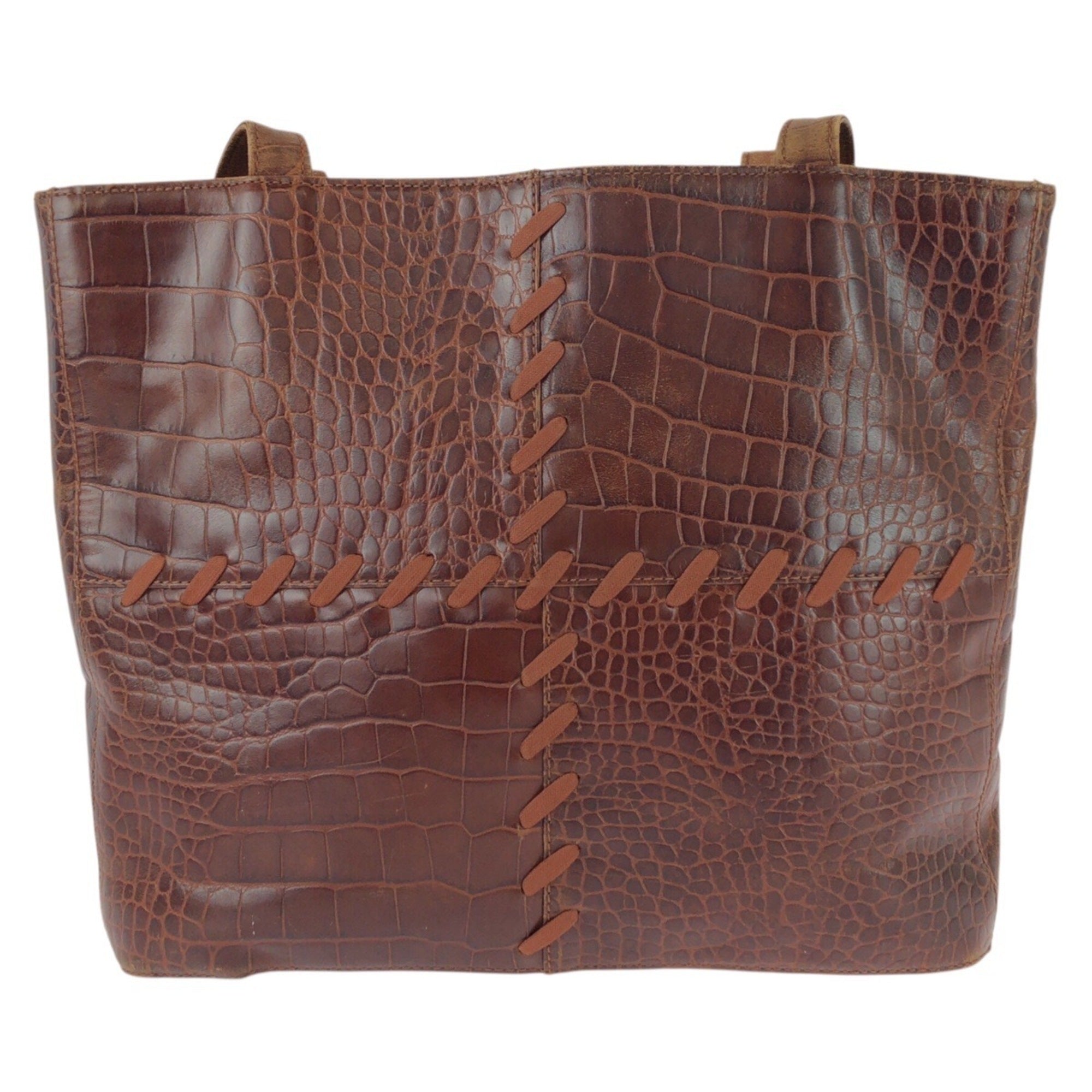 Yves Saint Laurent Brown Leather Shoulder Bag (Pre-Owned)