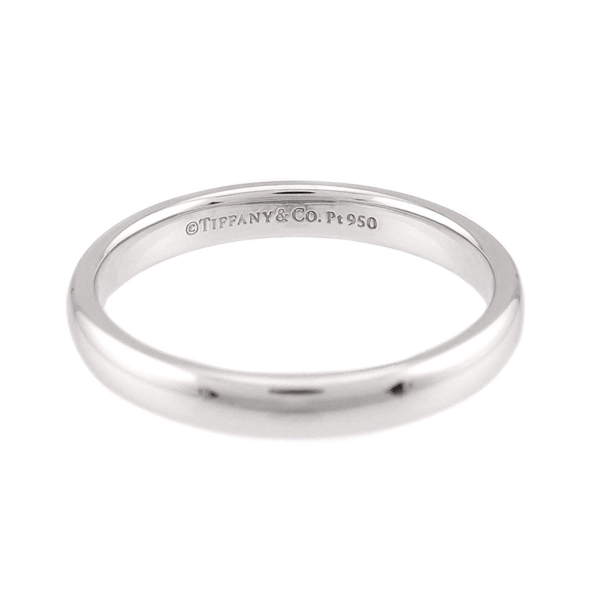 Tiffany Platinum 950 Band Ring (Pre-Owned)