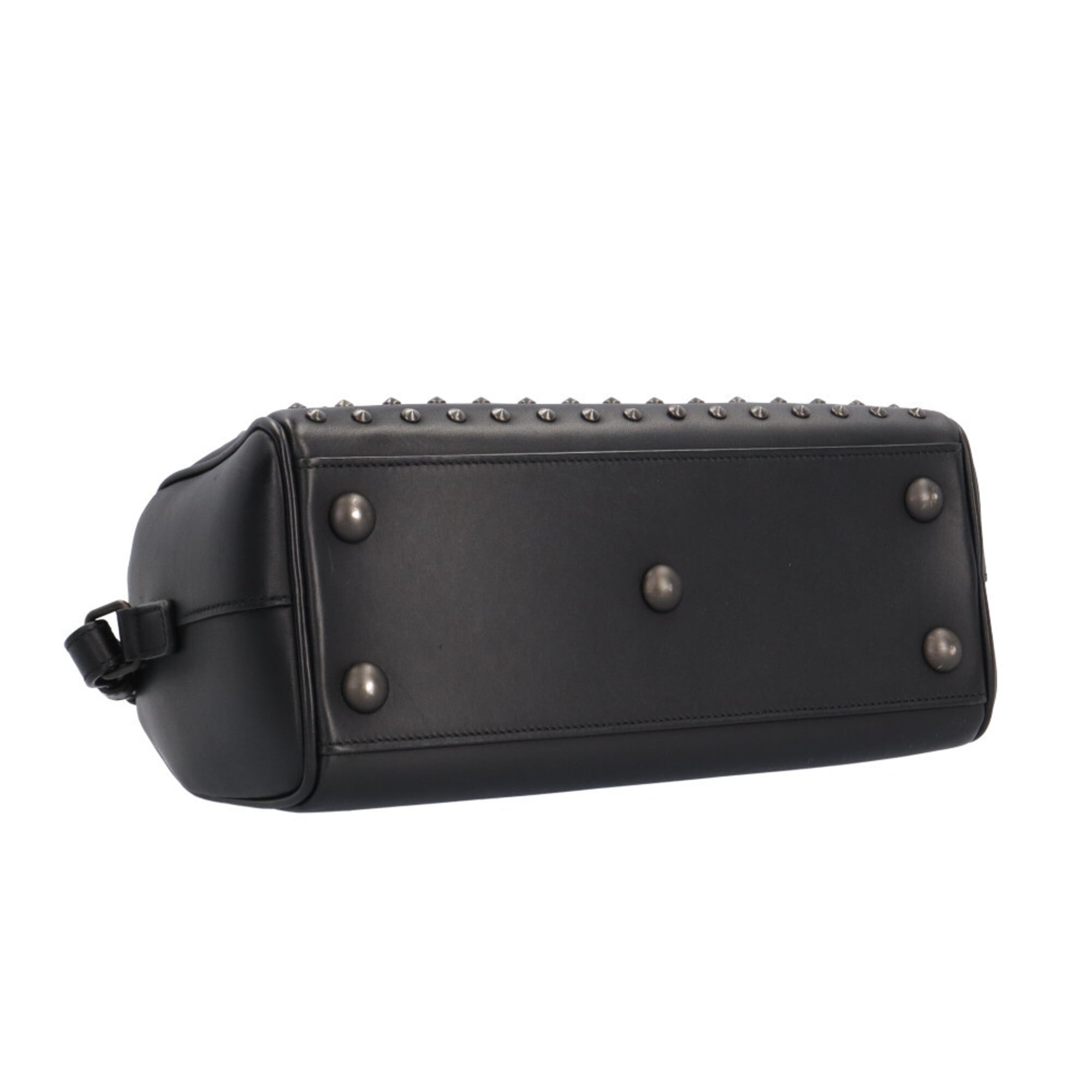 Saint Laurent Black Leather Shoulder Bag (Pre-Owned)