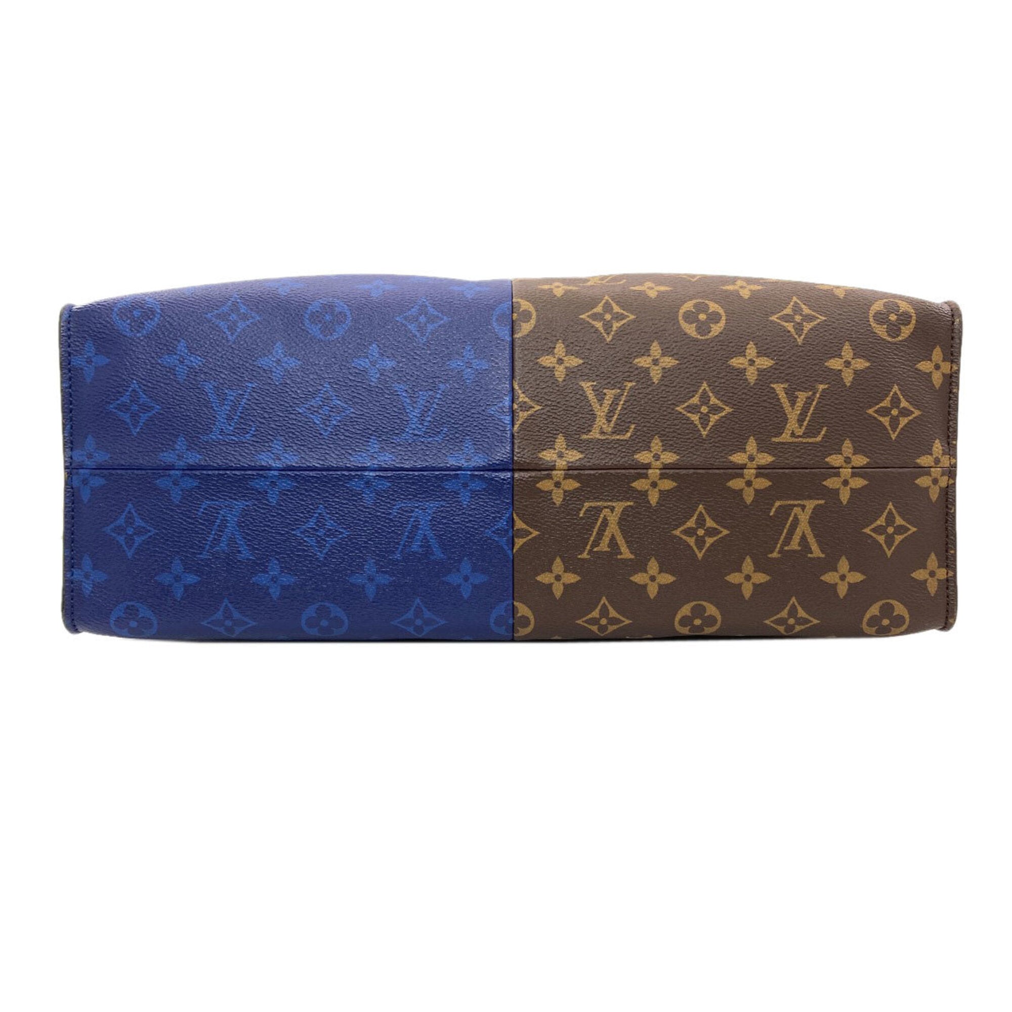 Louis Vuitton Blue Monogram Monogram Handbag (Pre-Owned)