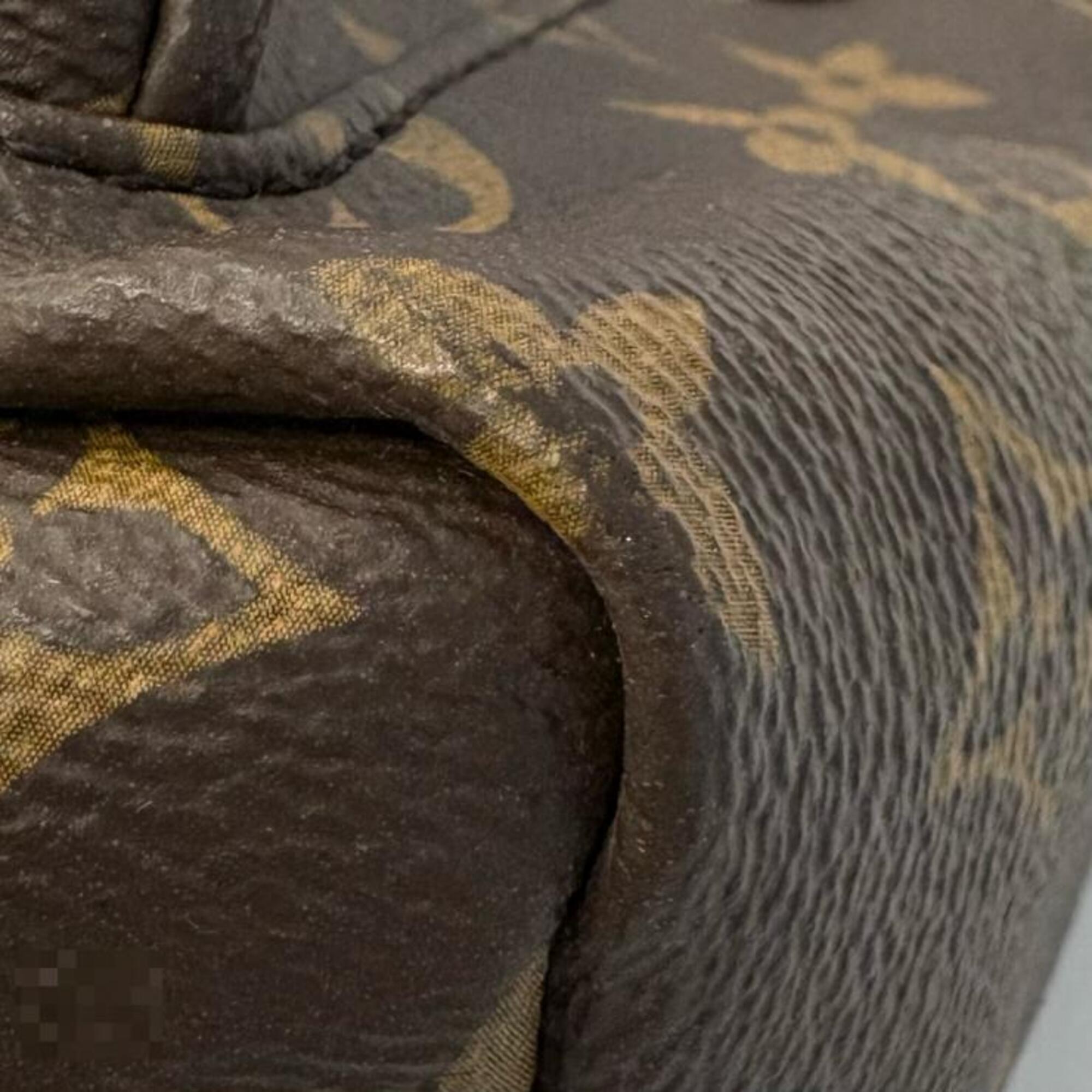 Louis Vuitton Black Brown Monogram Monogram Backpack (Pre-Owned)