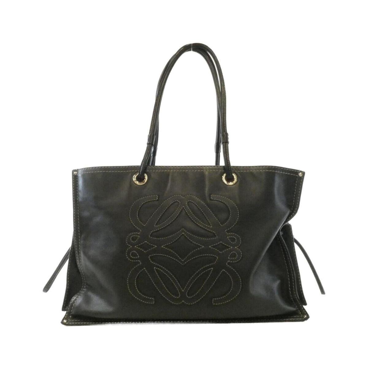 Loewe Black Leather Handbag (Pre-Owned)
