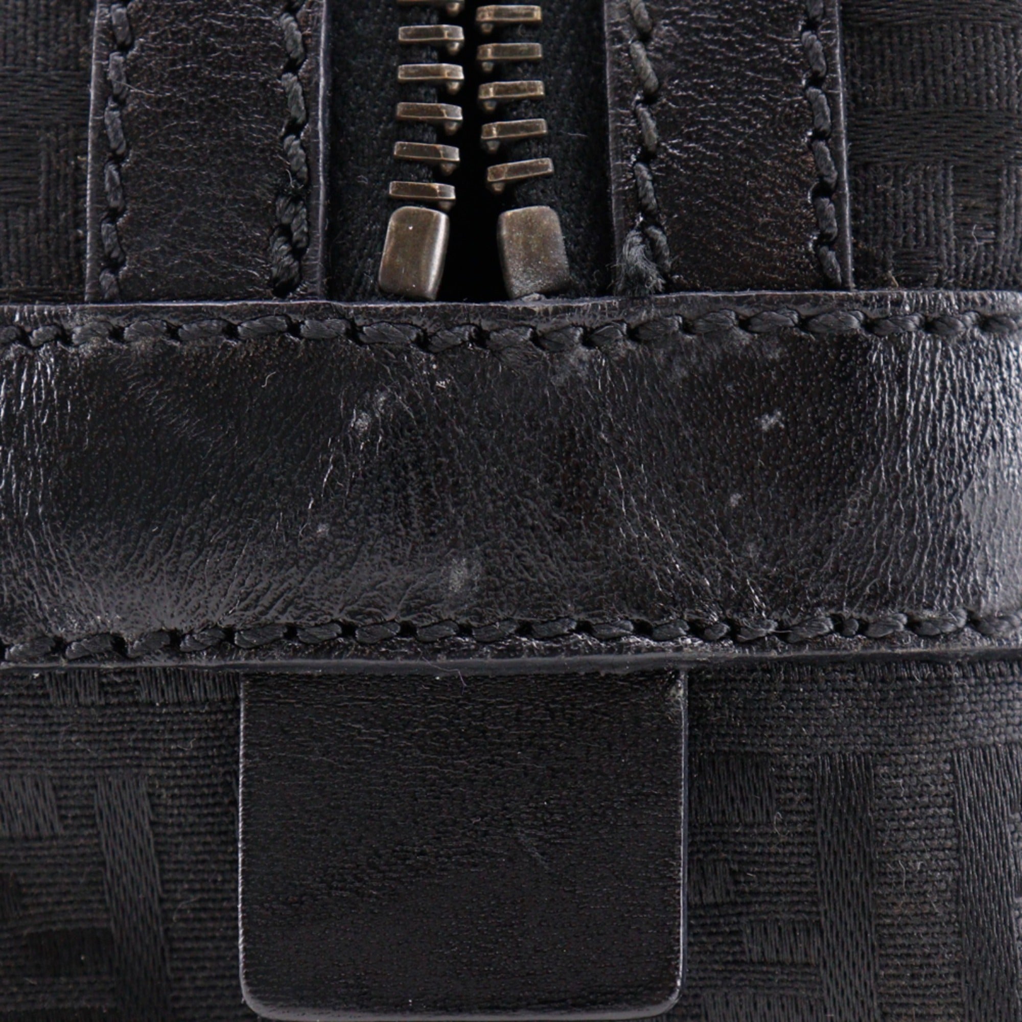 Fendi Zucchino Black Nylon Canvas Tote Bag (Pre-Owned)