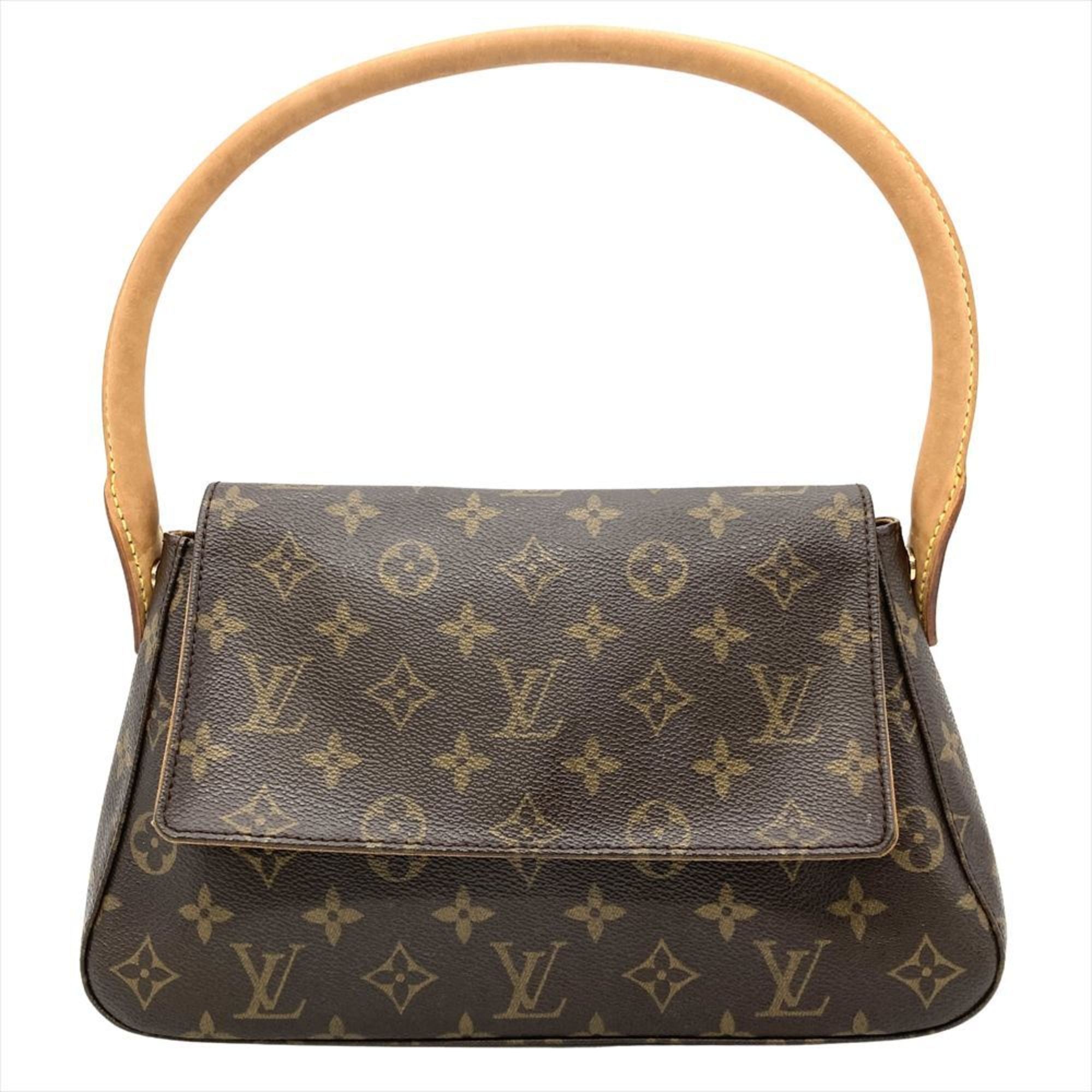 Louis Vuitton Brown Monogram Canvas Shoulder Bag (Pre-Owned)