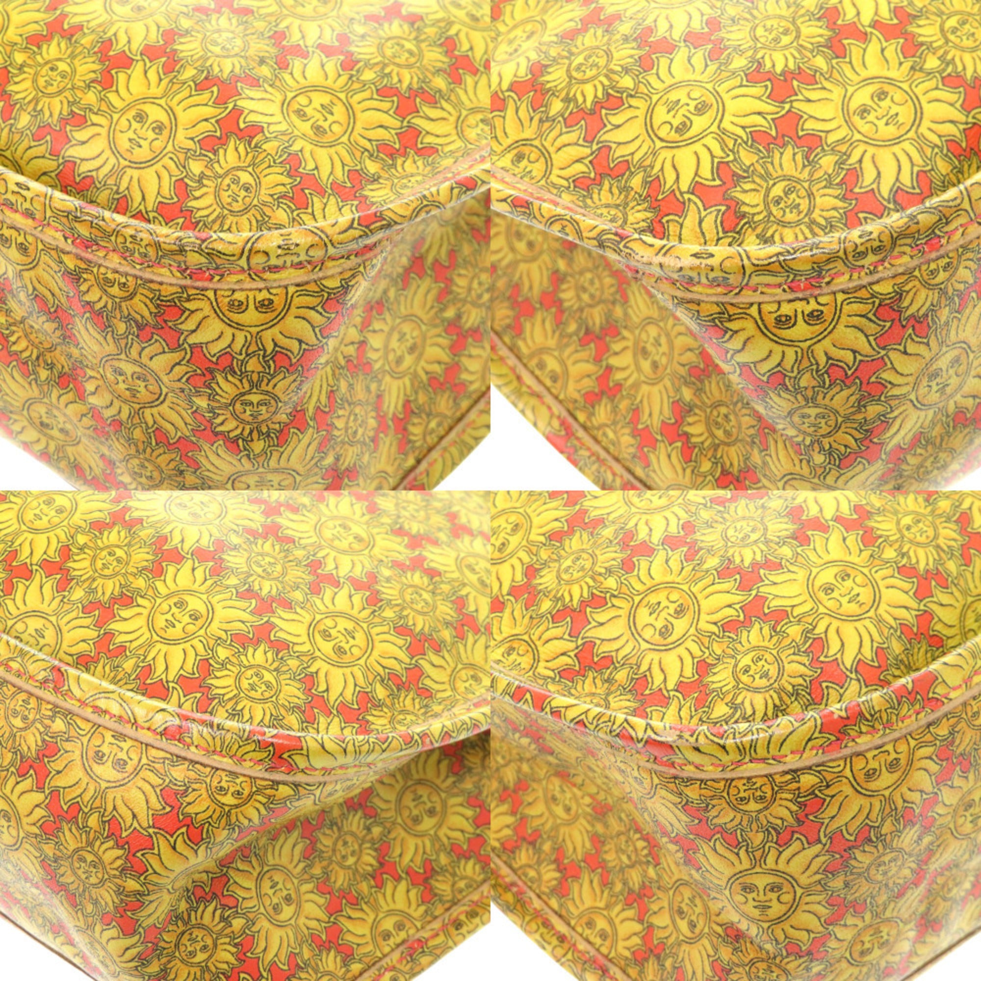 Hermes Evelyne Yellow Leather Shoulder Bag (Pre-Owned)