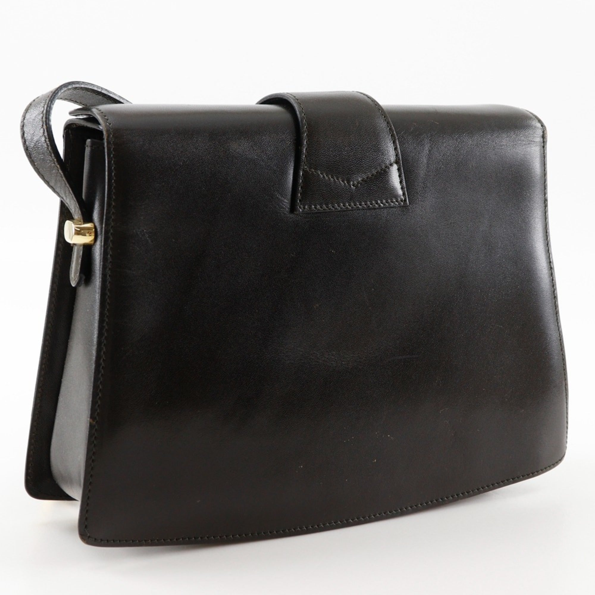 Bally Brown Leather Shoulder Bag (Pre-Owned)