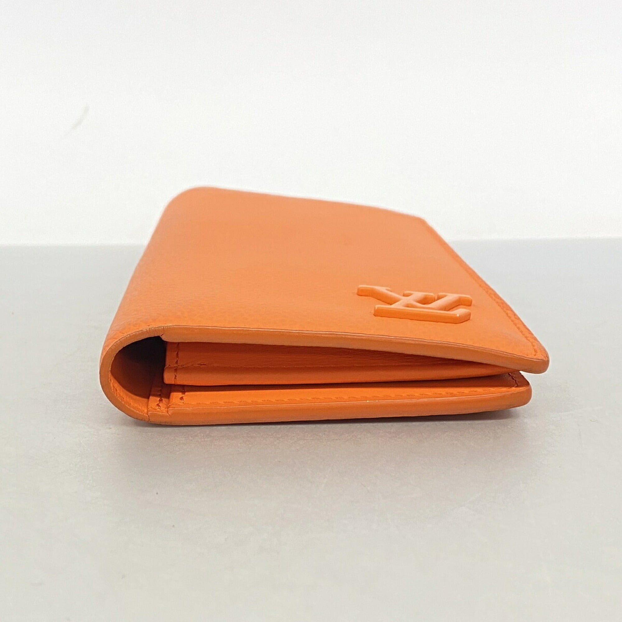 Louis Vuitton Orange Long Wallet (Bi-Fold) (Pre-Owned)